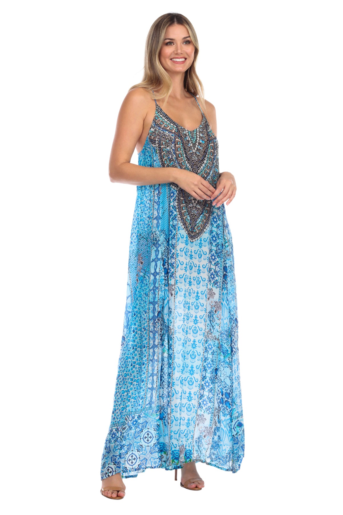 Kris T-Back Maxi Dress