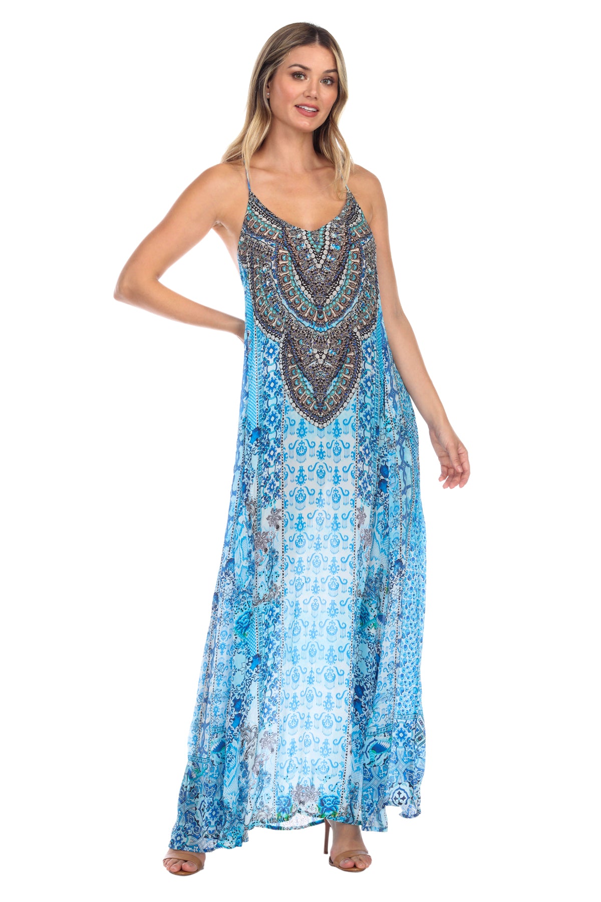 Kris T-Back Maxi Dress