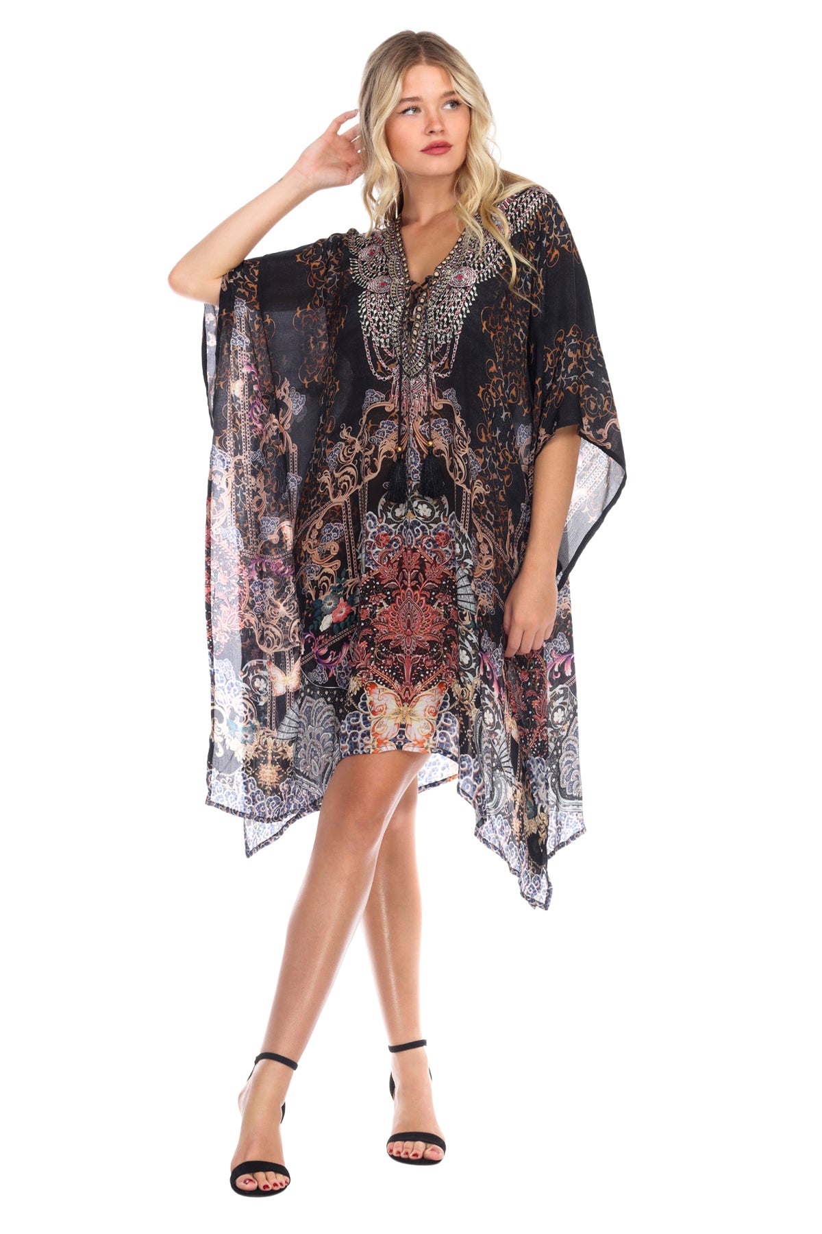 Kourtney Short Kaftan