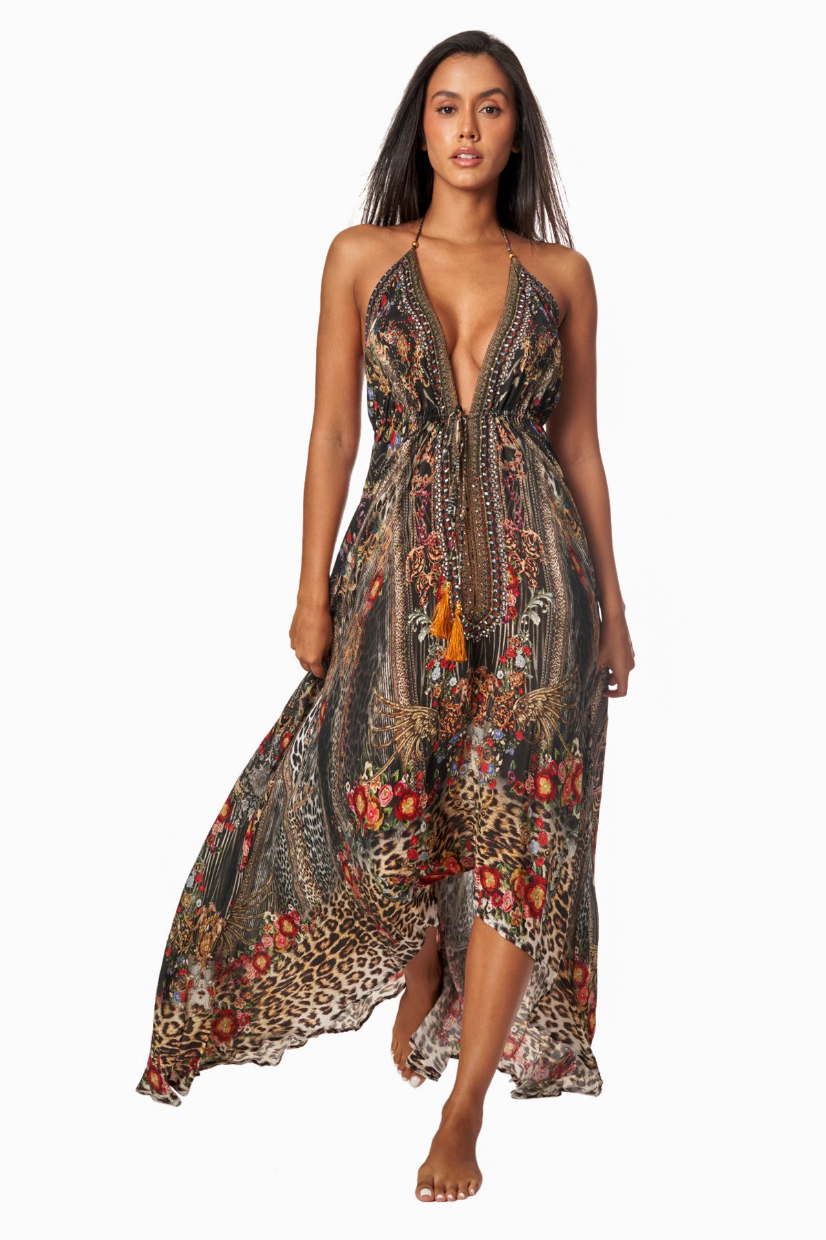 Kira Halter Maxi Dress