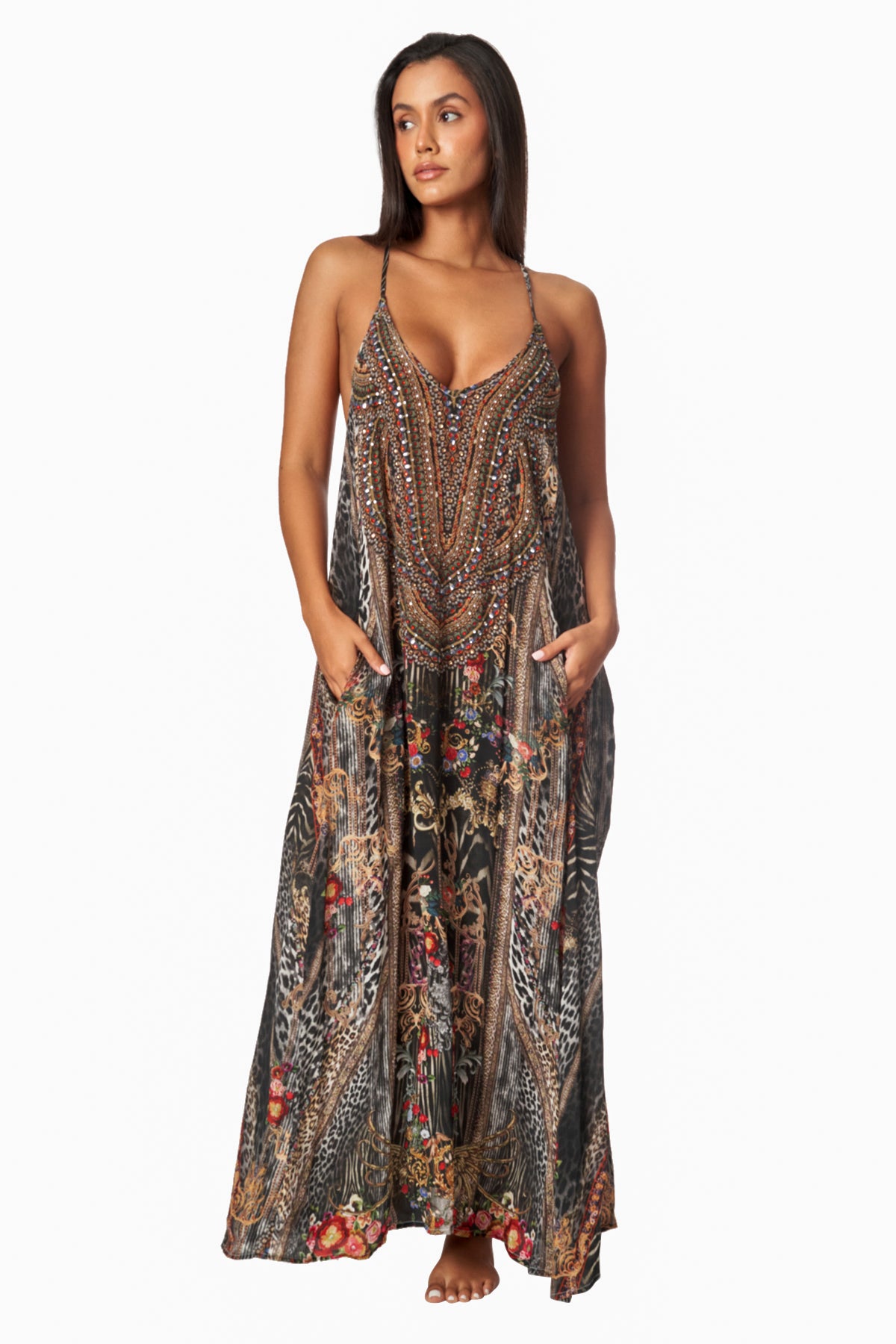 Radia T-Back Maxi Dress