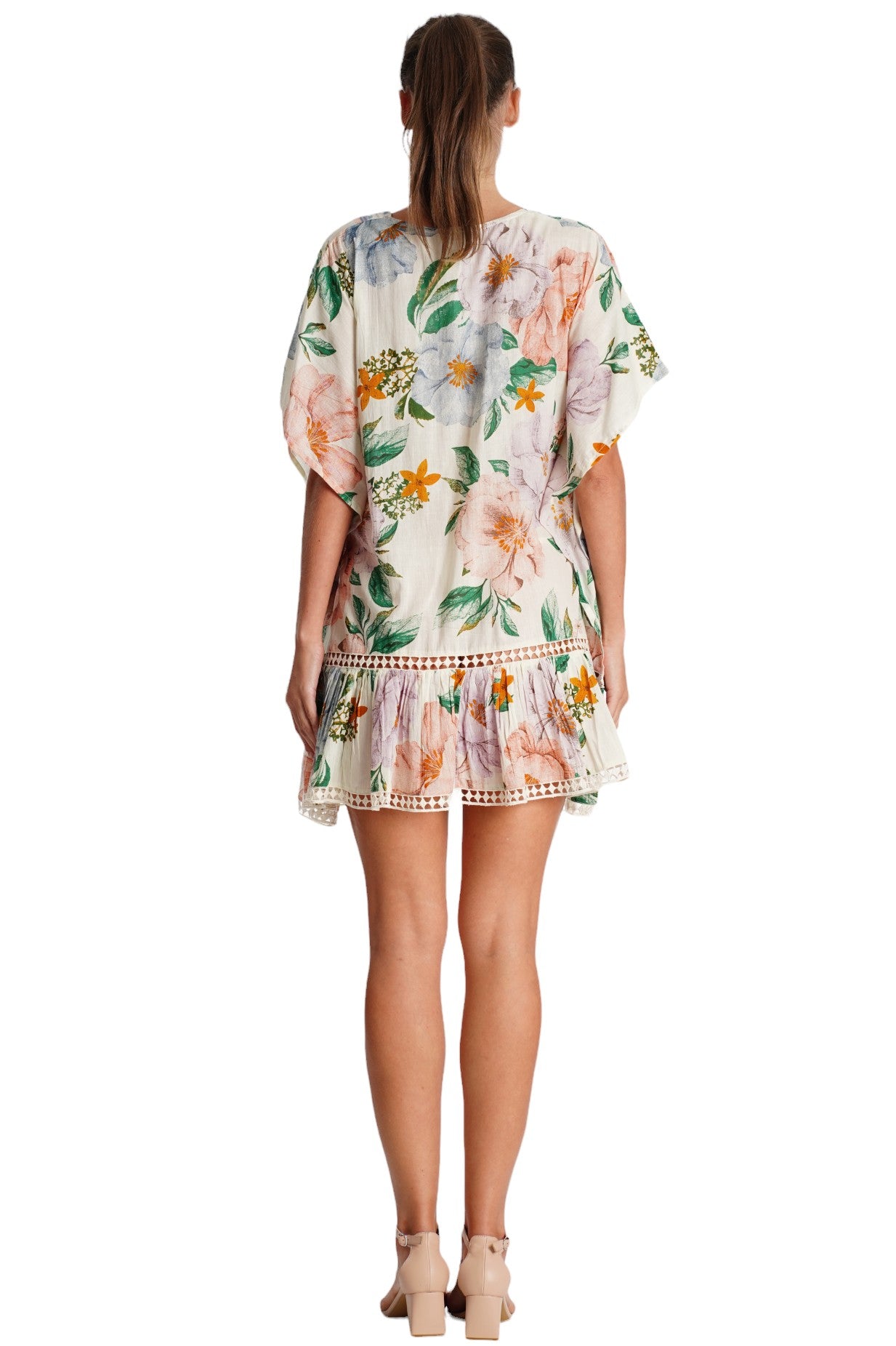 Serena Bloom Embroidered Kaftan