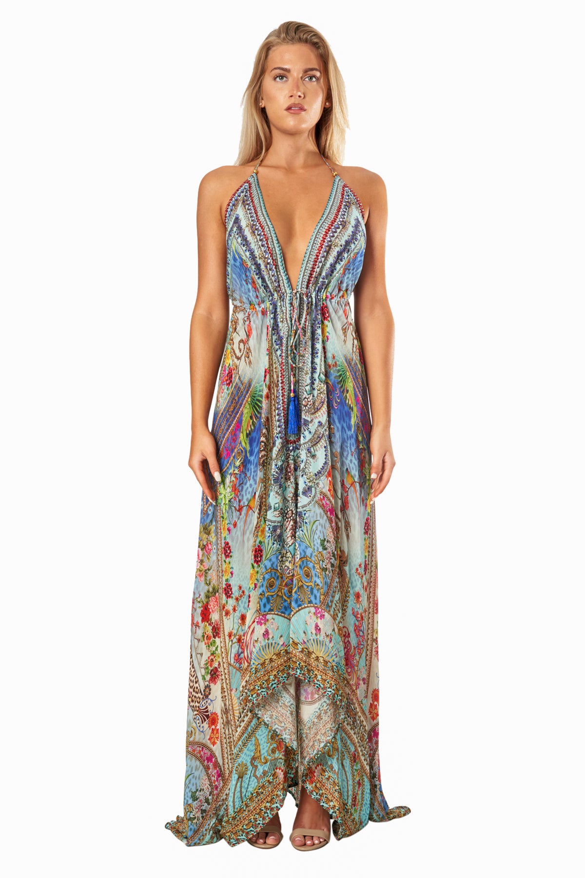 Avalon Halter Maxi Dress