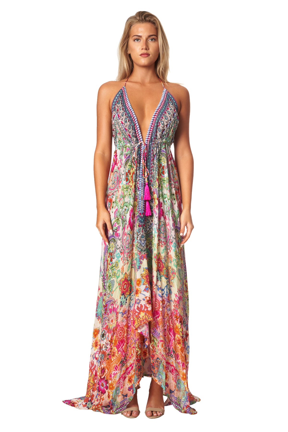West Halter Maxi Dress