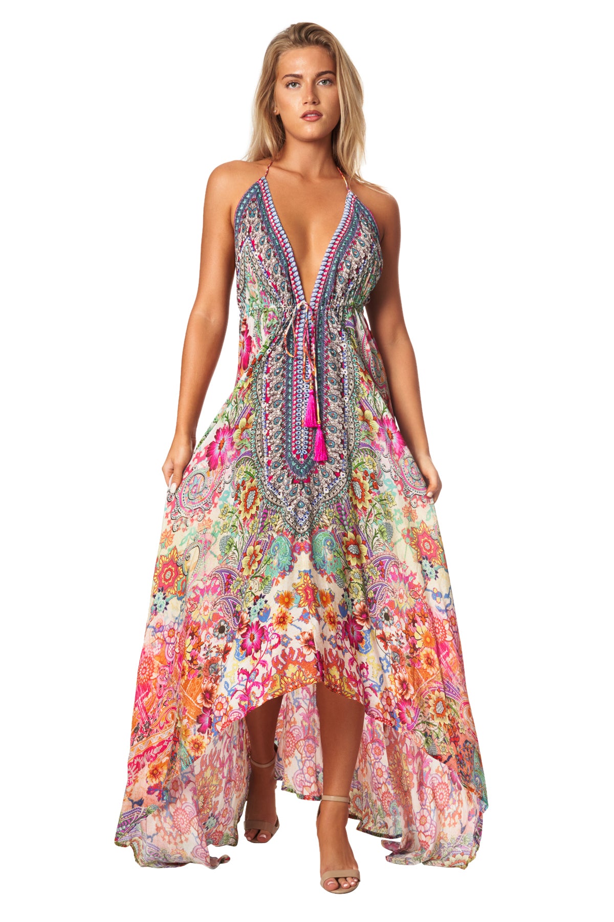 West Halter Maxi Dress