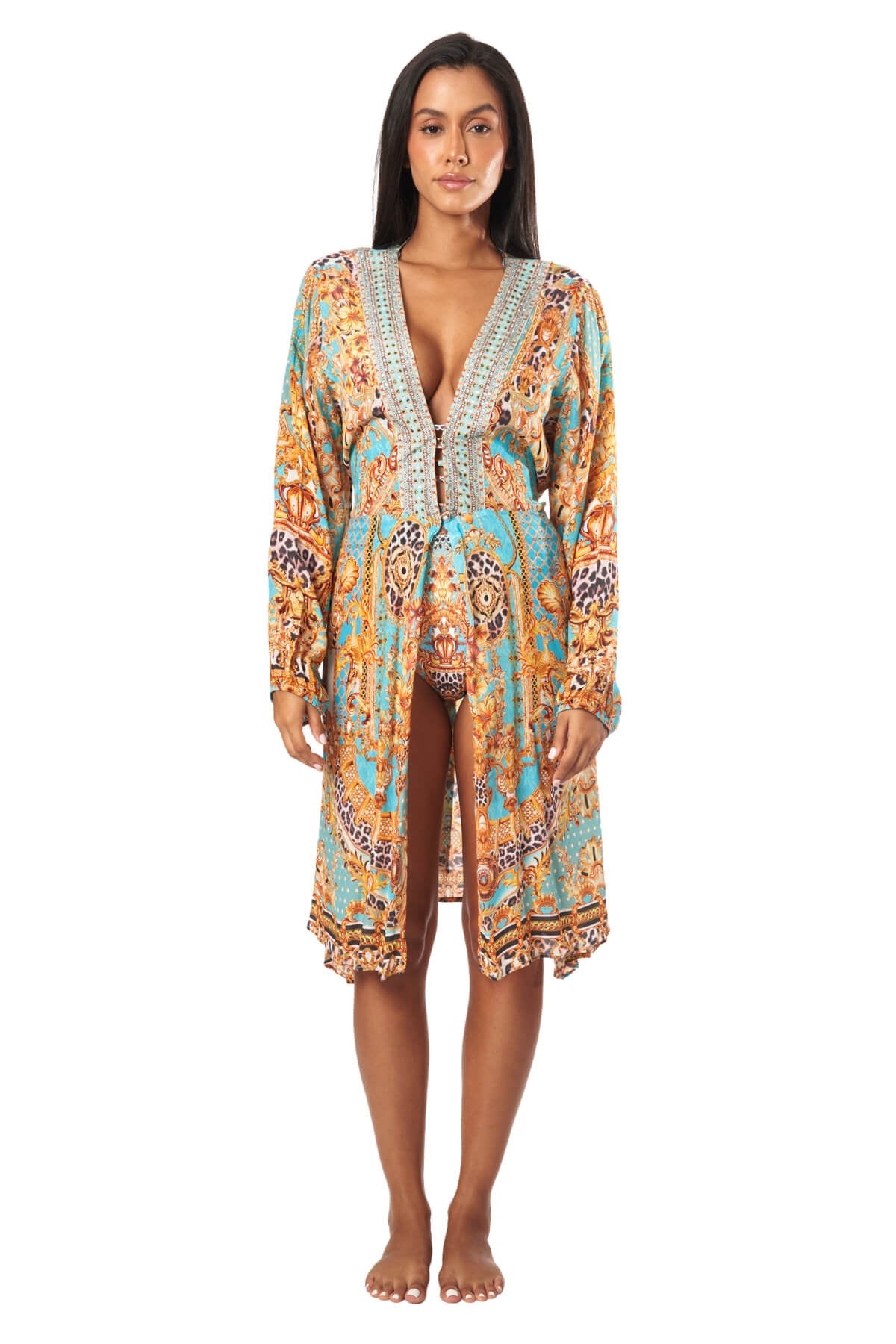 Andy Wrap 2 Way Sleeve Short Dress