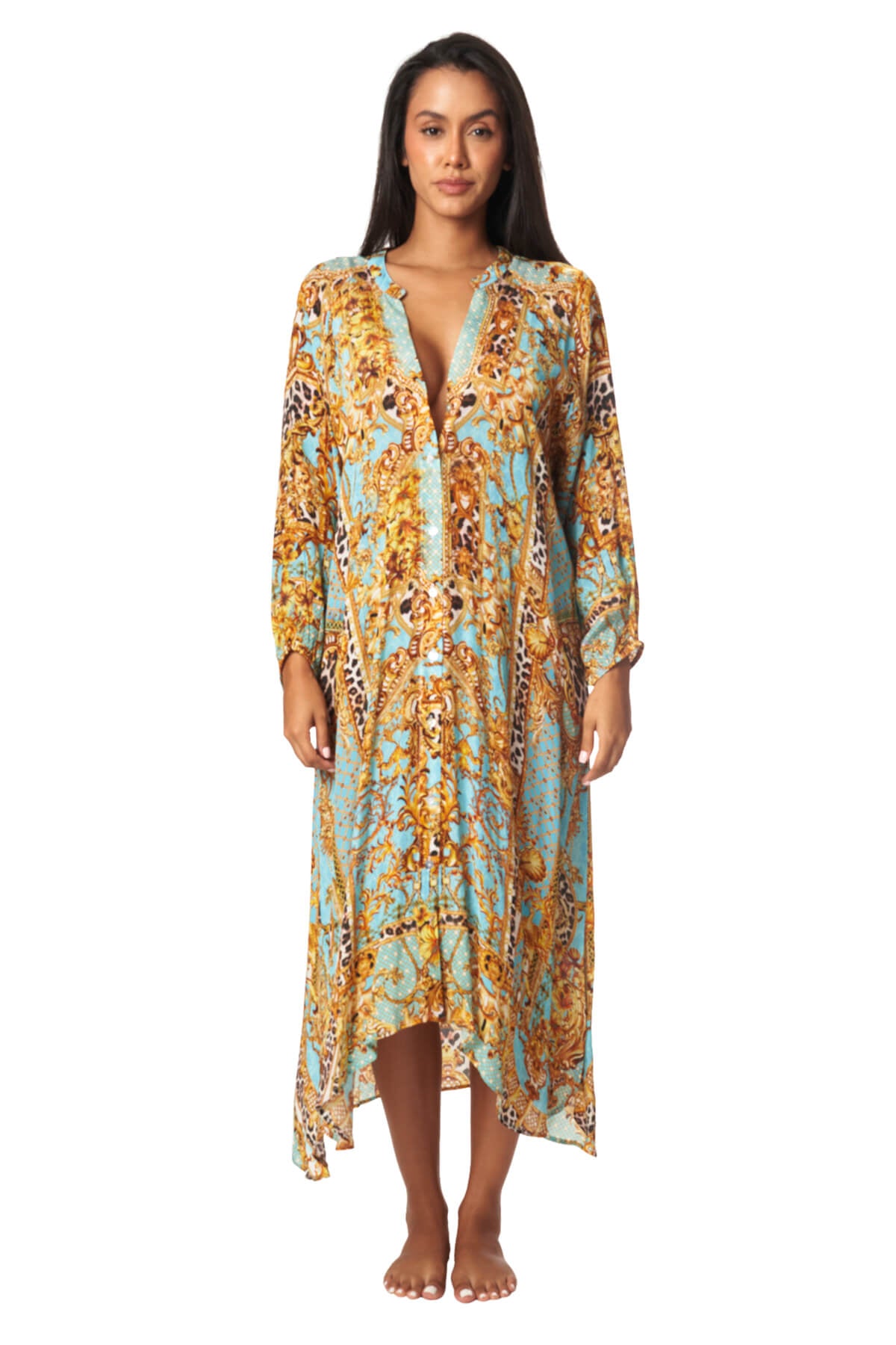 Divine Button Down Shirt Dress