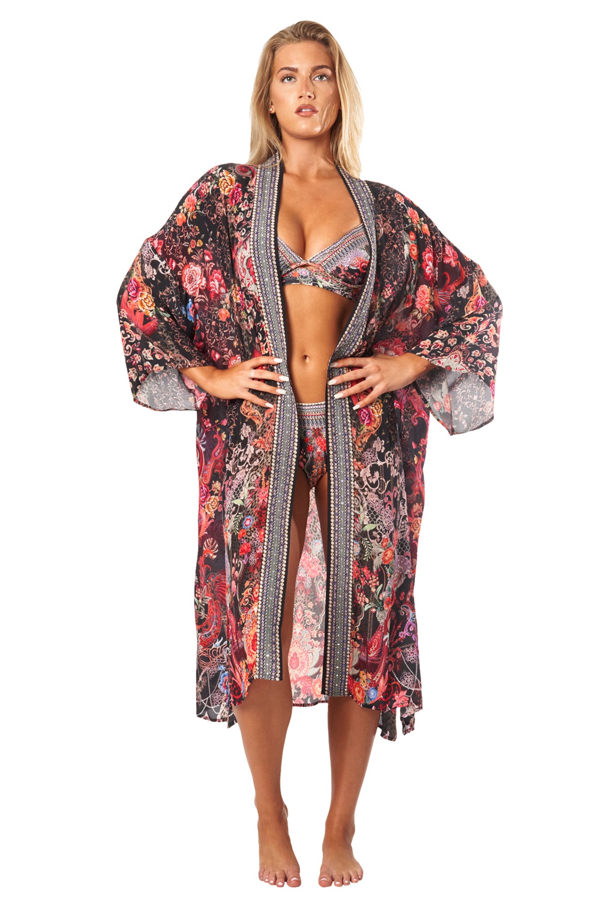 Isabela Open Front Cape