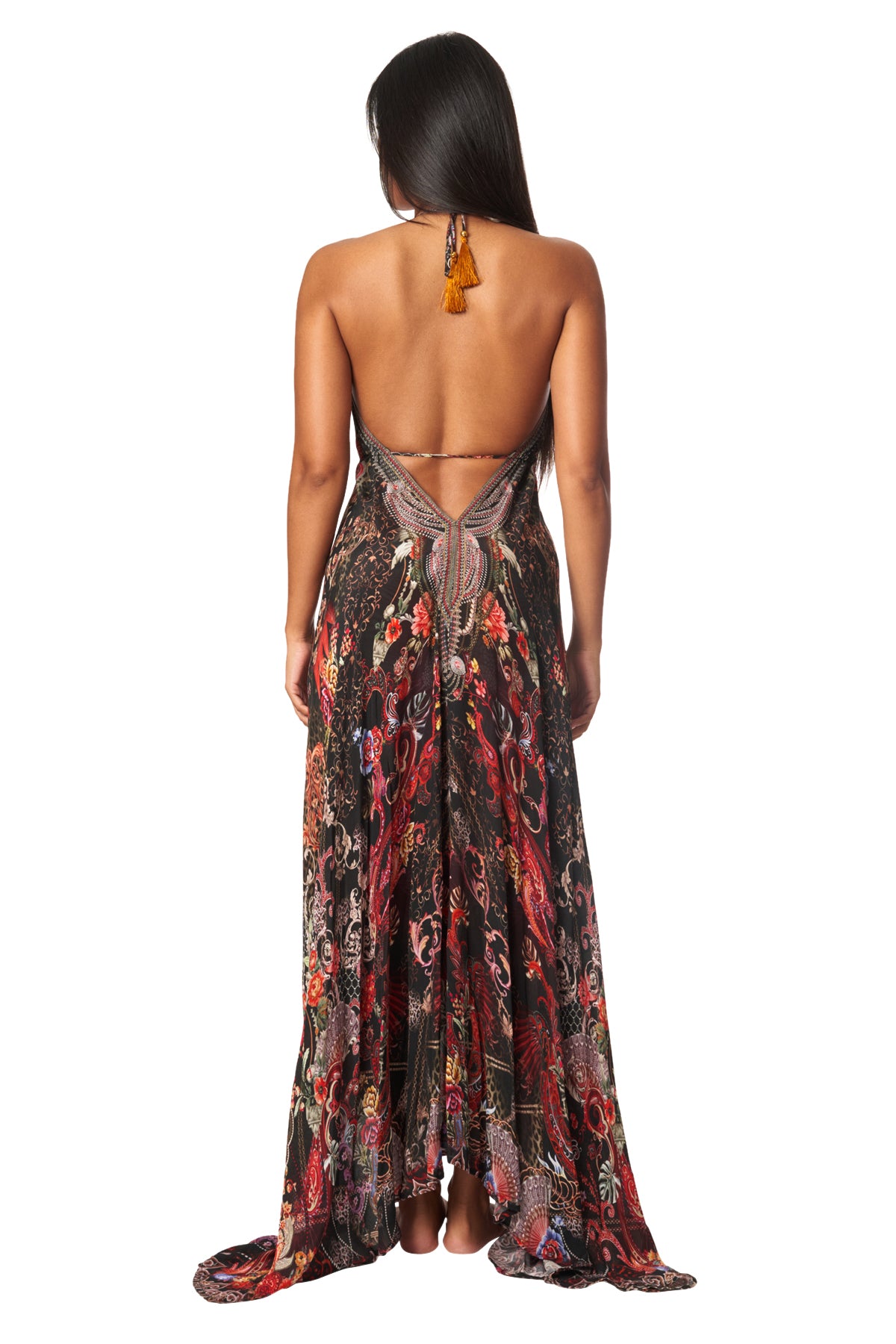 Flavia Halter Maxi Dress