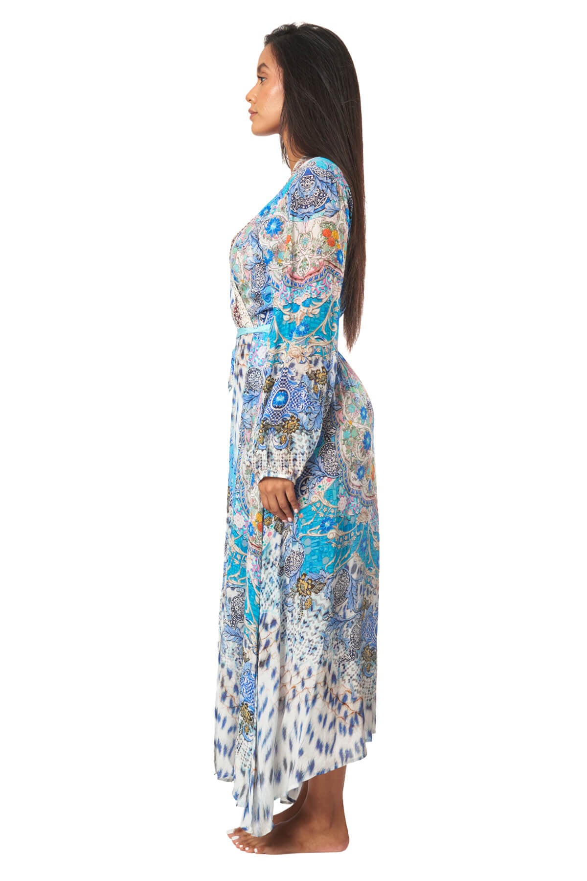 Rola Wrap 2 Way Sleeve Maxi Dress