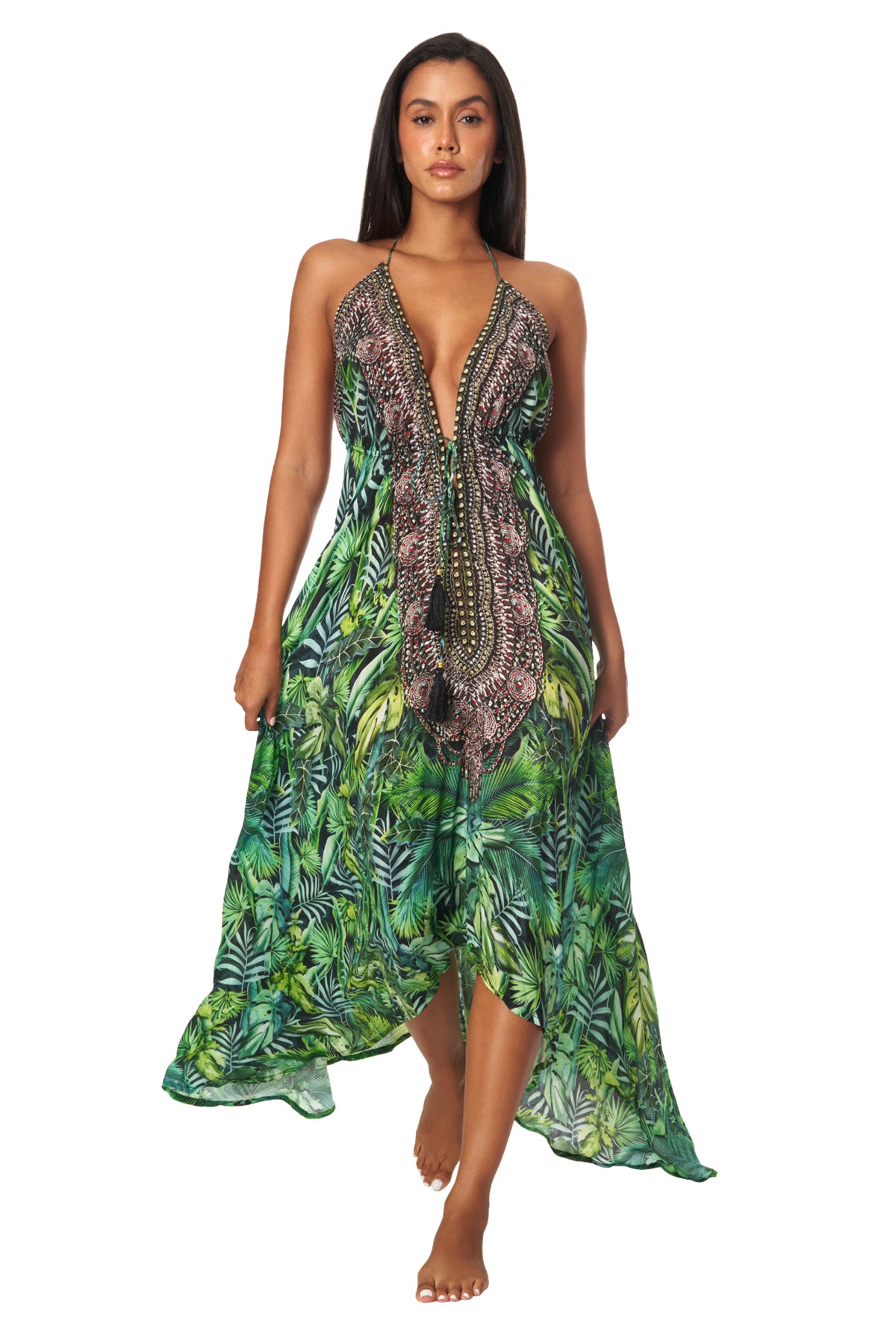 Erla Halter Maxi Dress