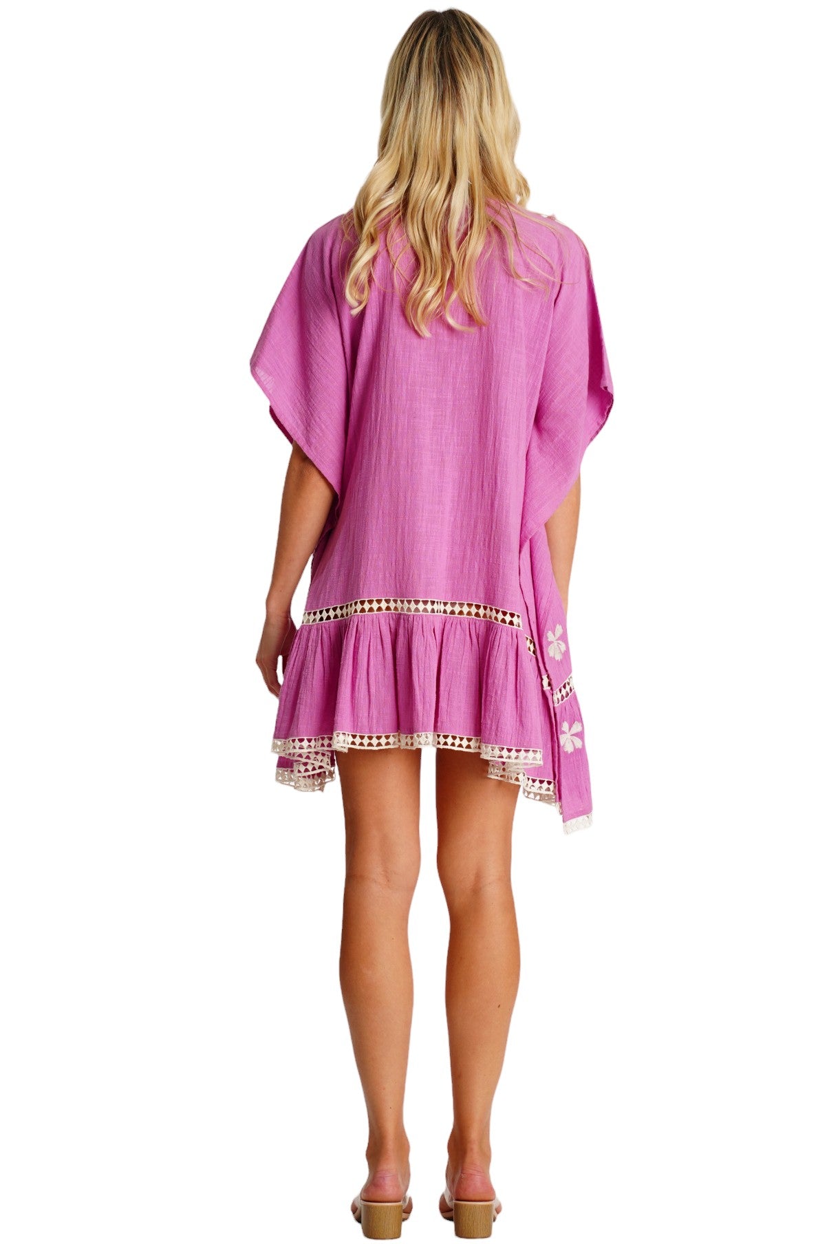 Fiji Short Lace Kaftan Dress