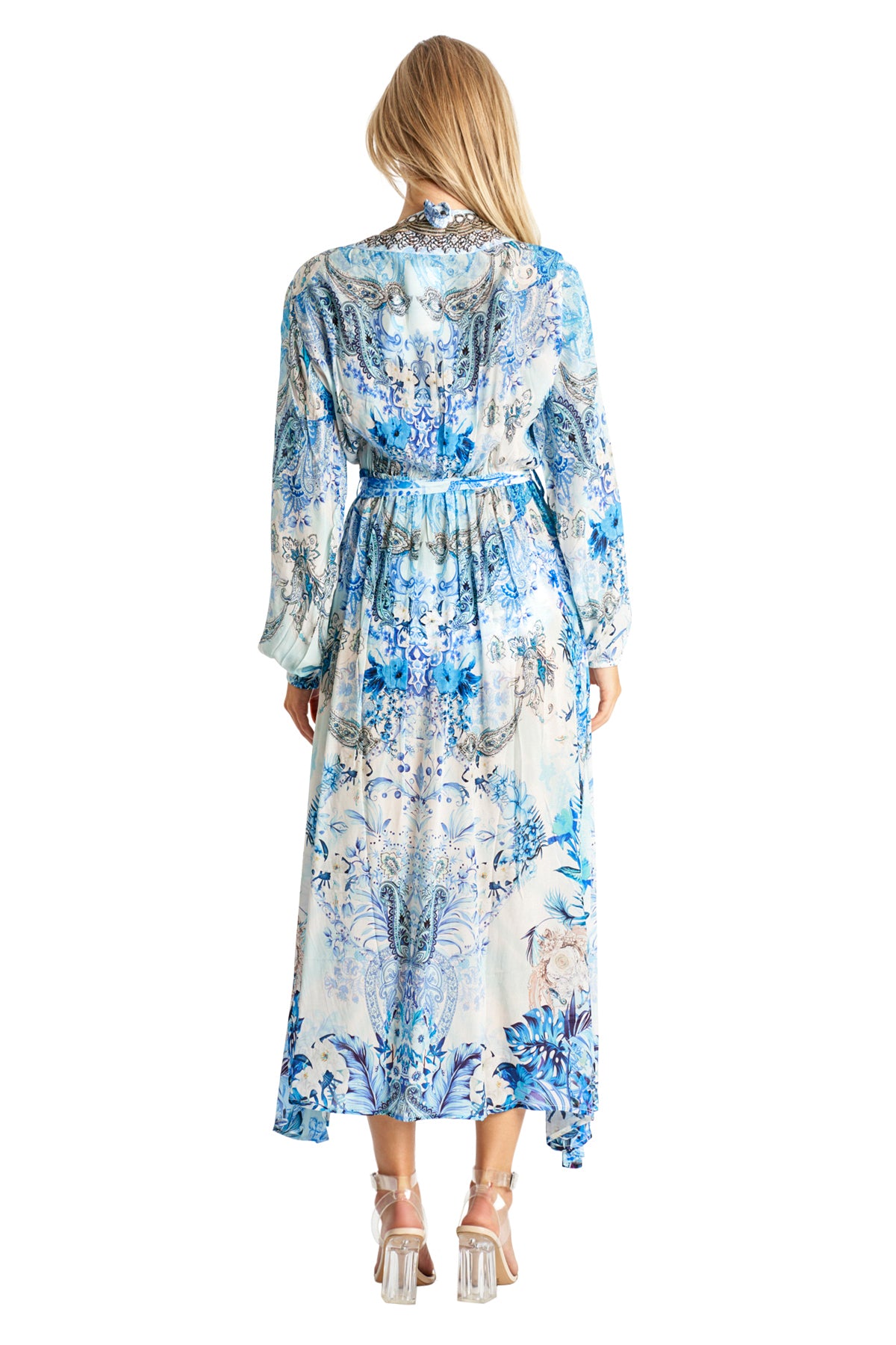 Cecily Wrap 2 Way Sleeve Maxi Dress