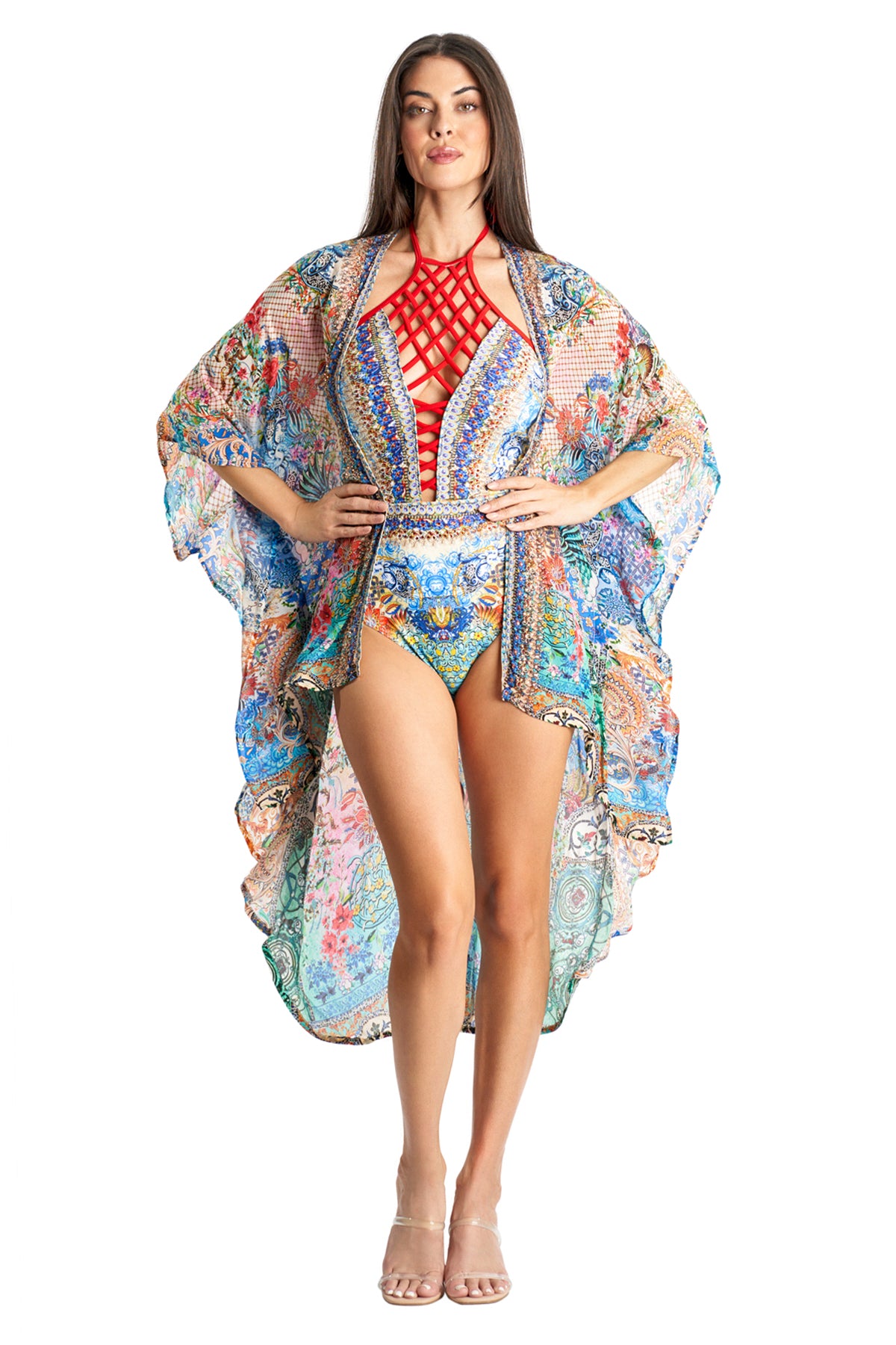 Ricka High-Low Kimono