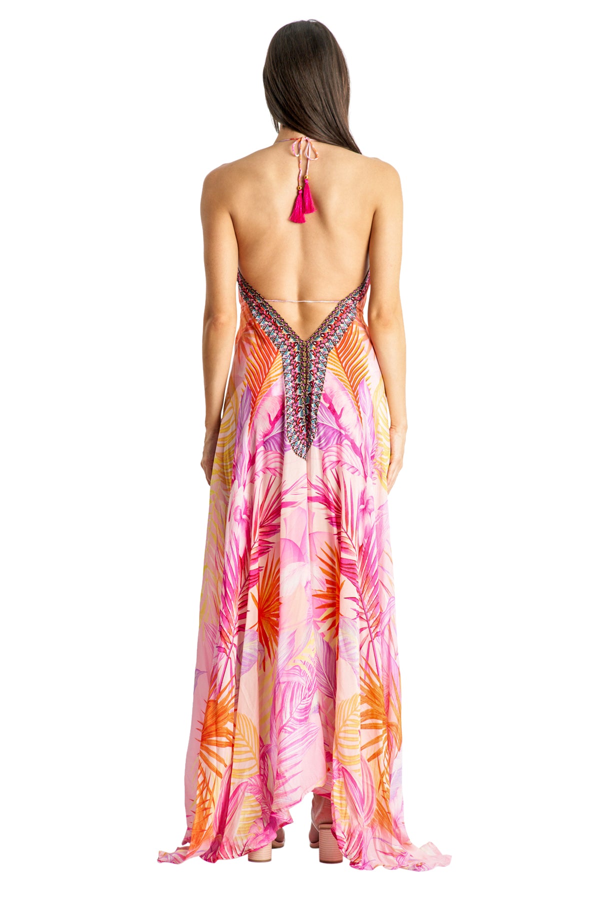 Agne Halter Maxi Dress