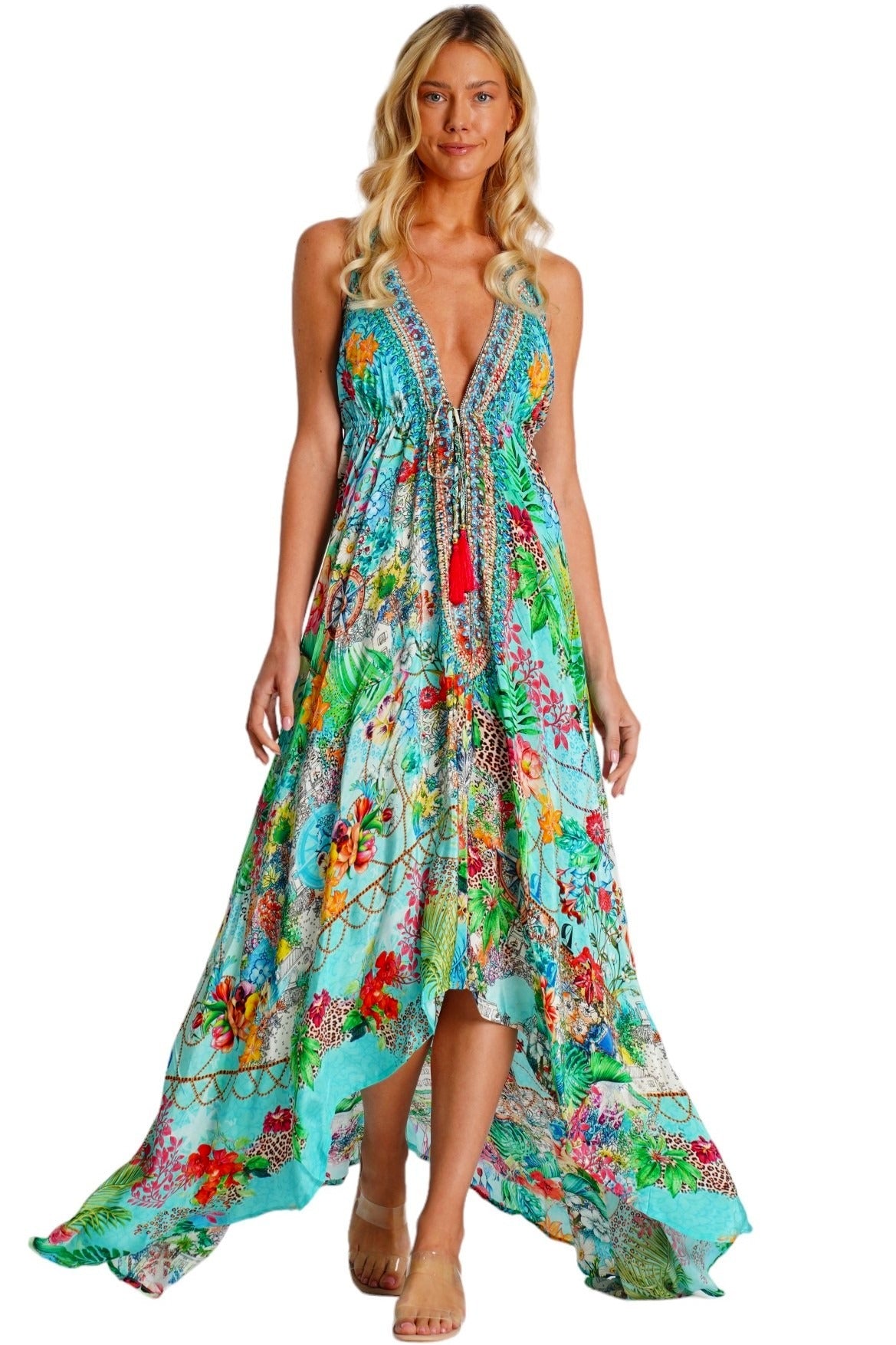 Lila Halter Maxi Dress