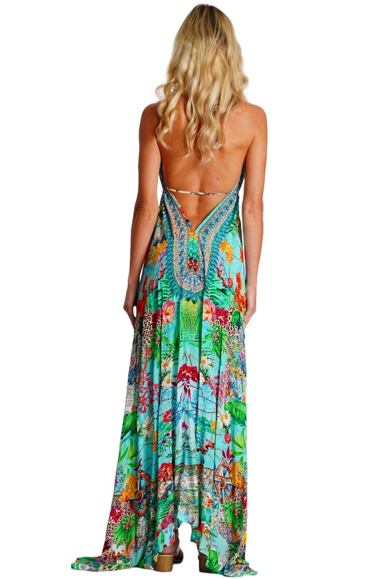 Lila Halter Maxi Dress