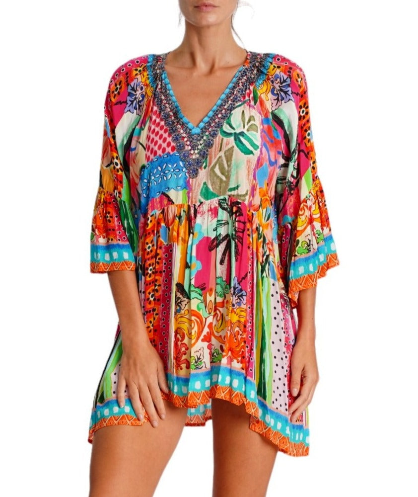 Siren Short Long Sleeved Dress