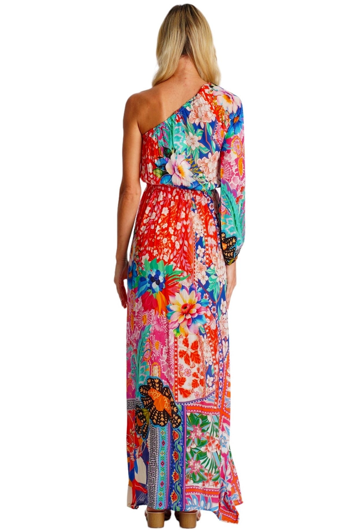 Amour Maxi One Shoulder Dress