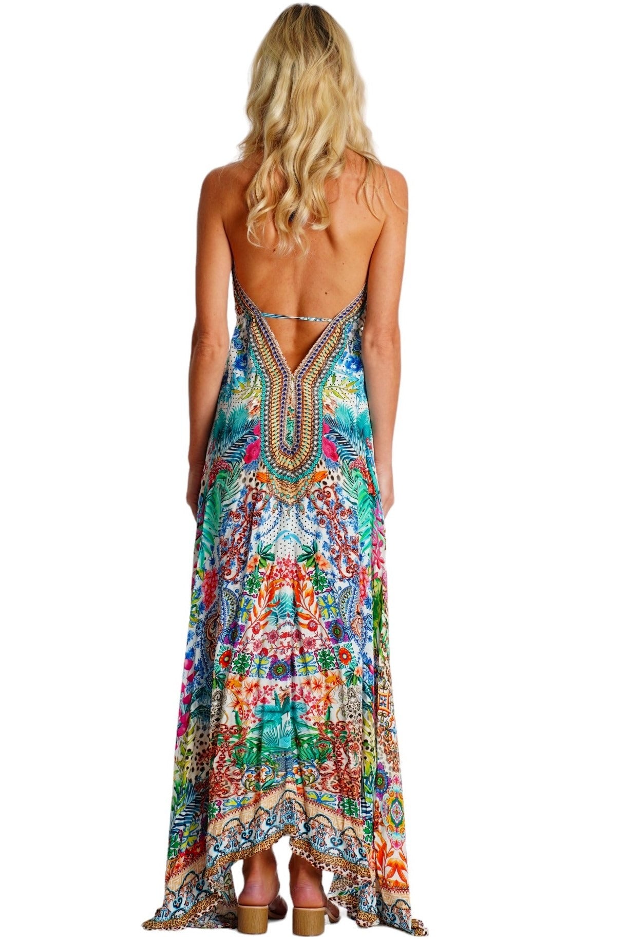 Dahlia Halter Maxi Dress