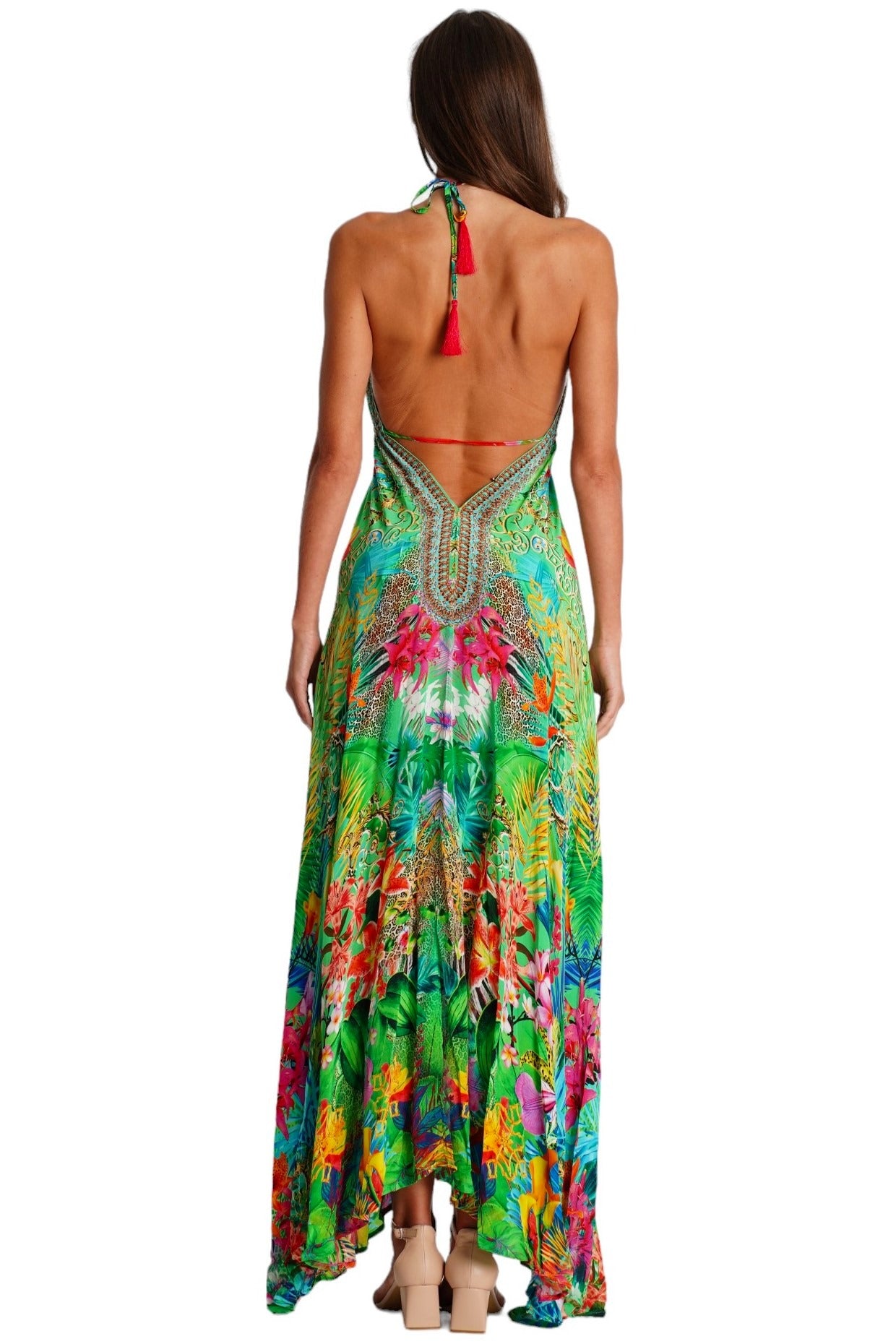 Seraphina Halter Maxi Dress