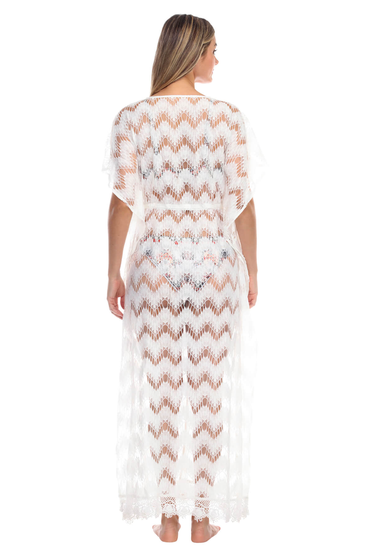 Coco Sheer Side Slits Maxi Cover Up Duster