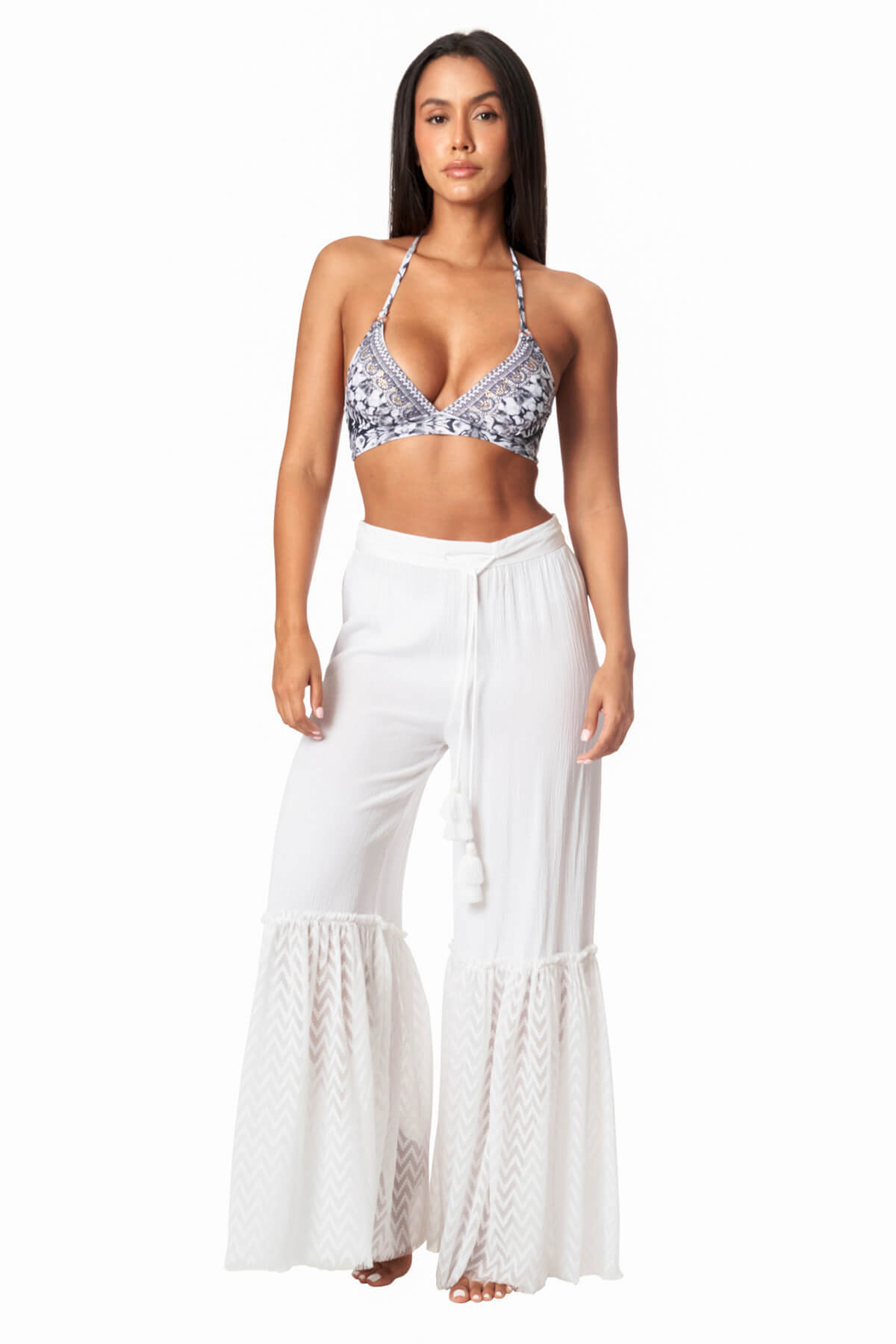 Johana Flared Leg Cover Up Pants