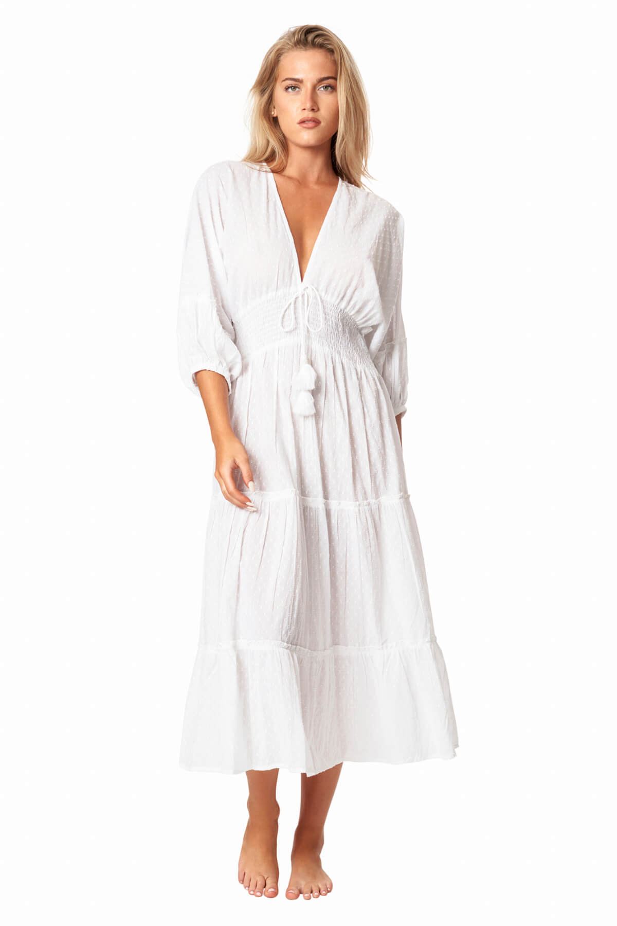 Aurora Cinched Waist Maxi Dress