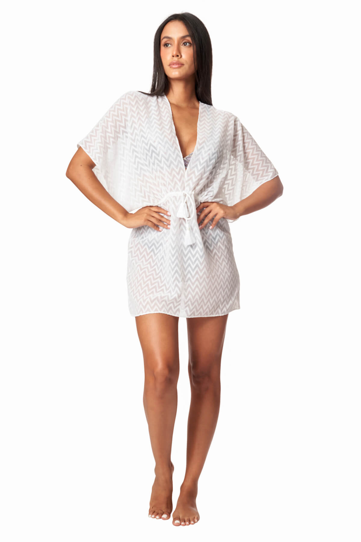Bridgette Chevron Cover Up Maxi Dress