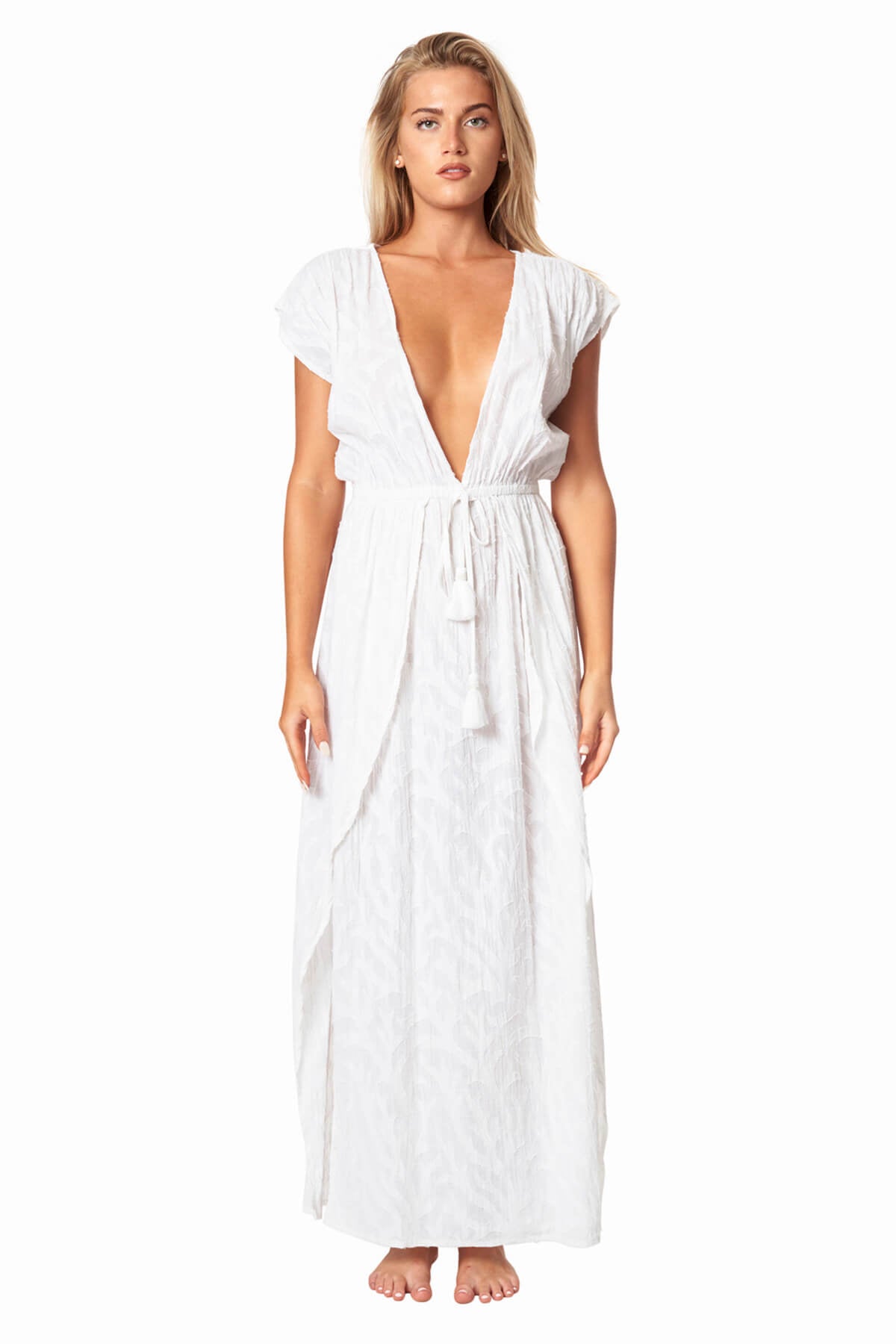 Zumi Pattern Cover Up Maxi Dress