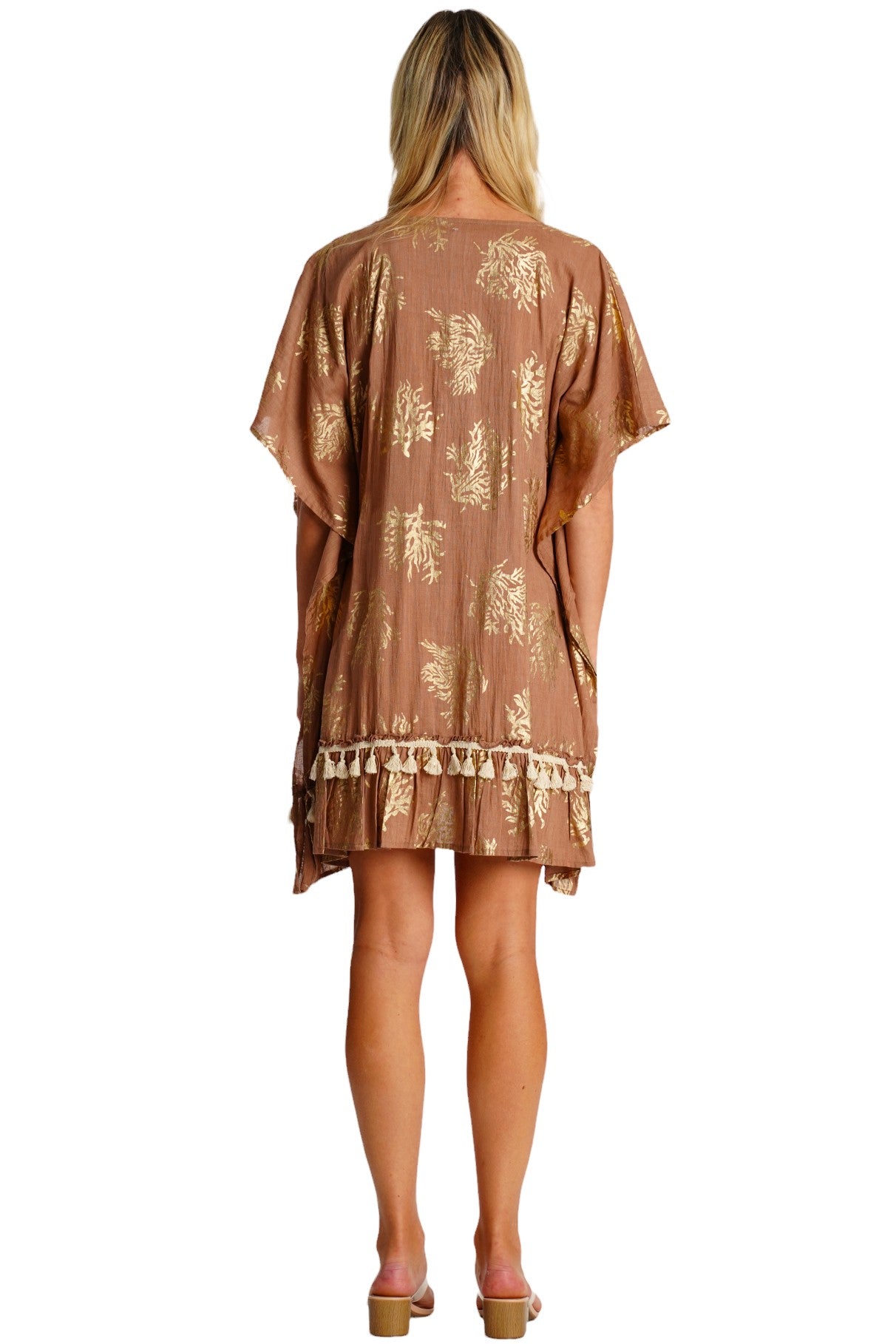 Sahara Luxe Short Kaftan Dress
