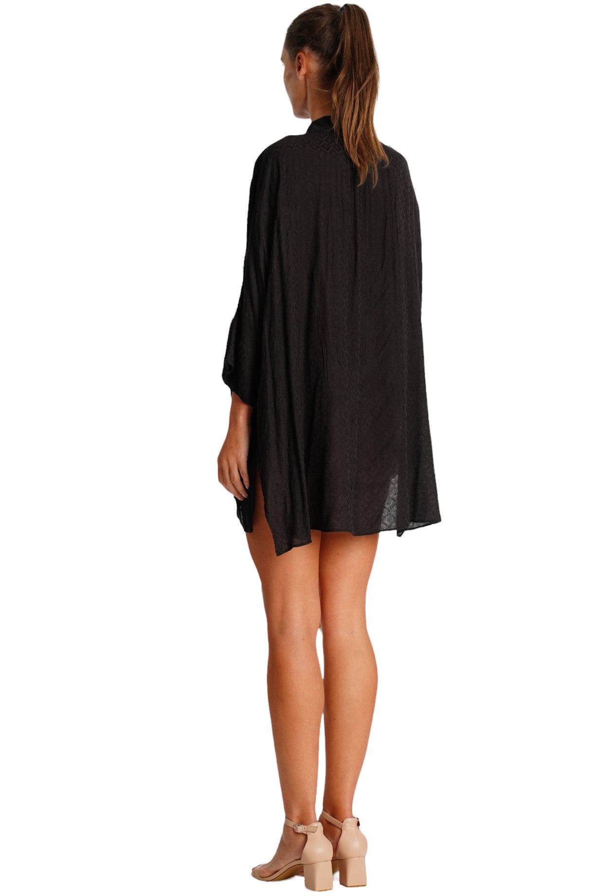 Heloise Women's Short V-neck Cover Up Dress