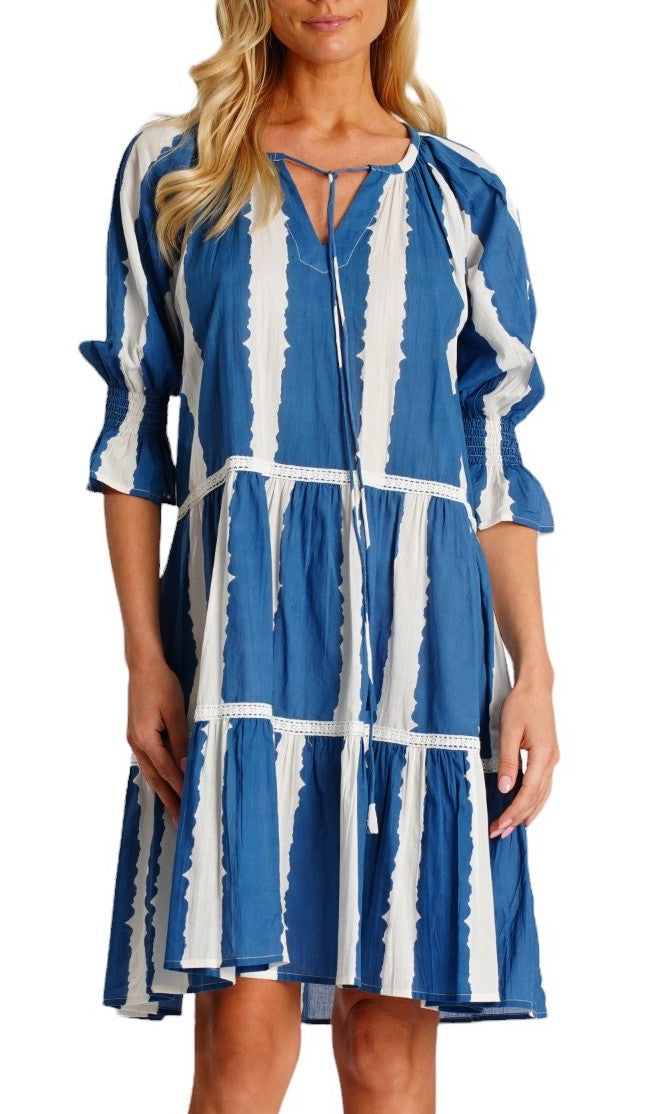 Marina Striped Midi