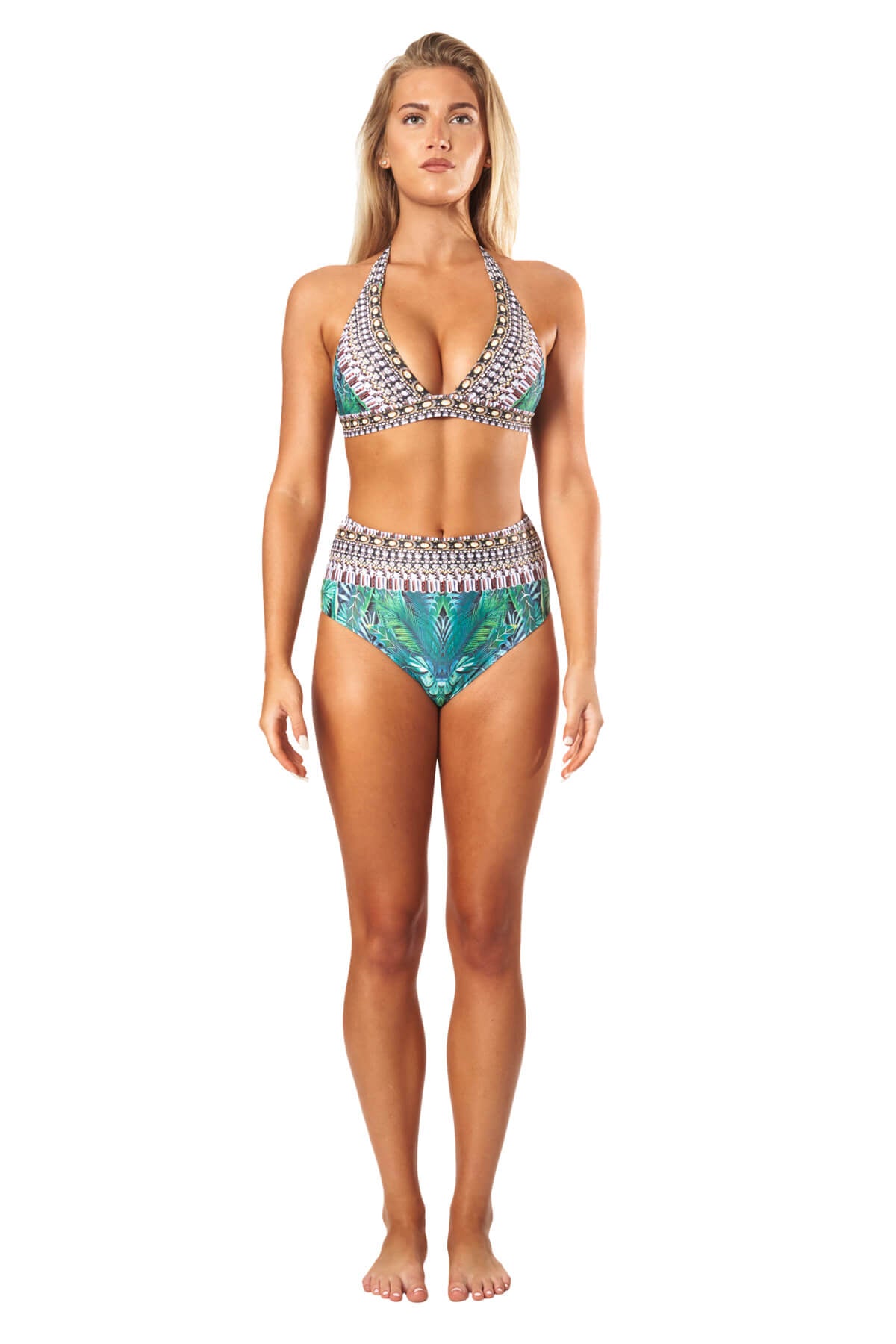 Rose Two Piece Bikini Set