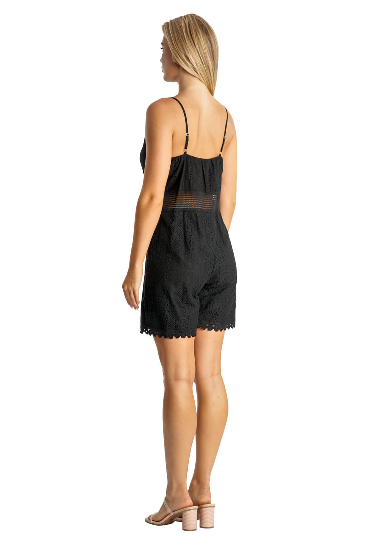Isadora Two Piece Lace Romper and Duster Cover Up