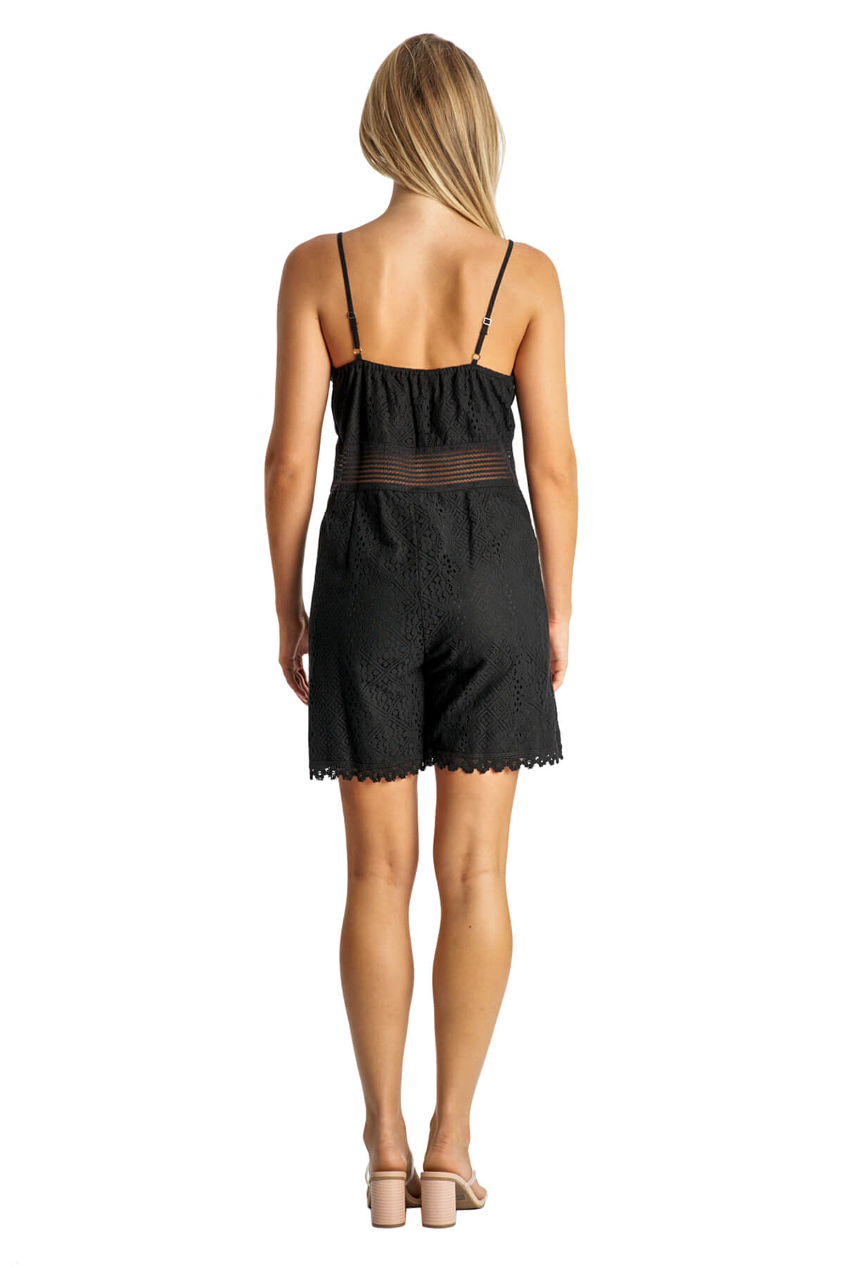 Isadora Two Piece Lace Romper and Duster Cover Up