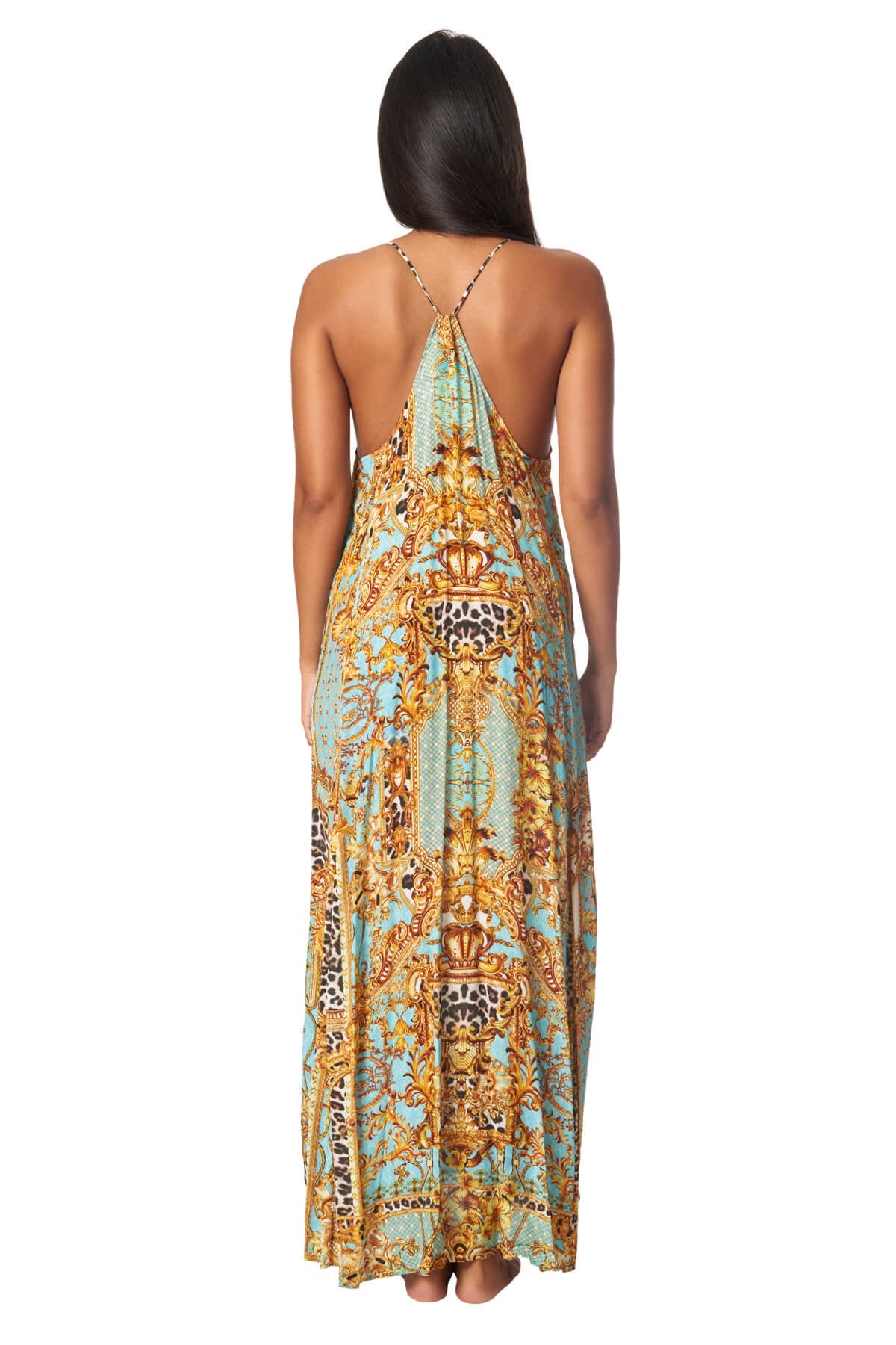 Vase T-Back Maxi Dress