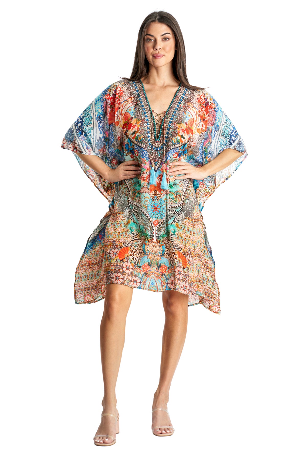 Rosette Short Kaftan