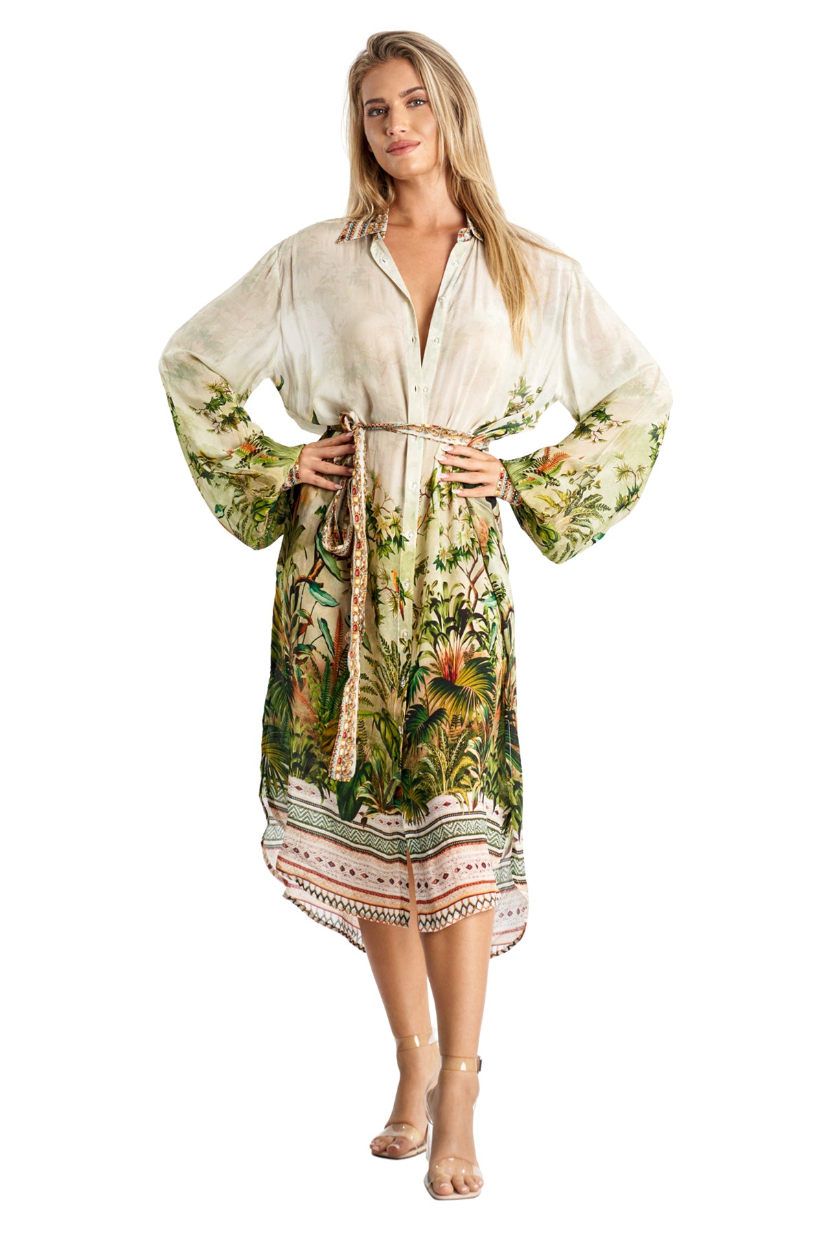 Tropical Paradise Relaxed Overshirt
