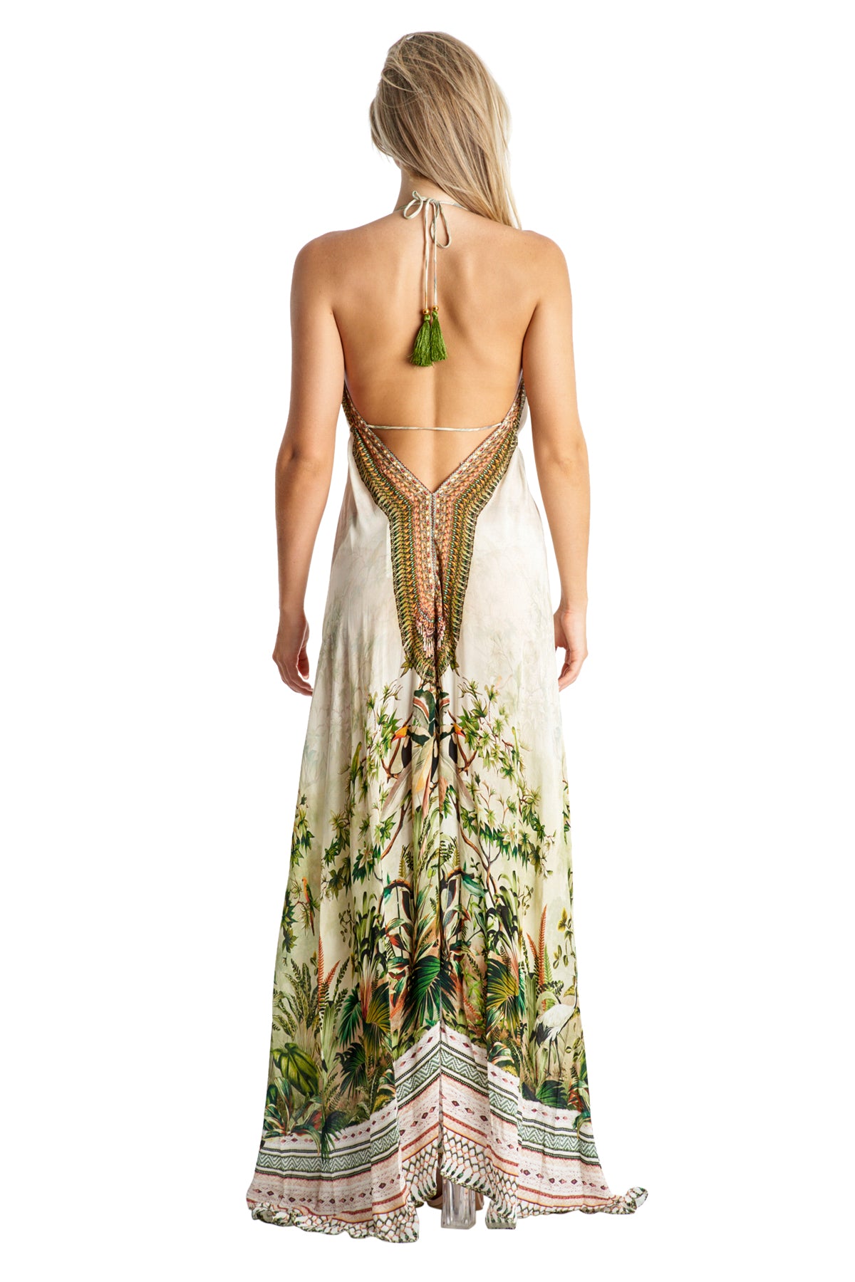 Misena Halter Maxi Dress