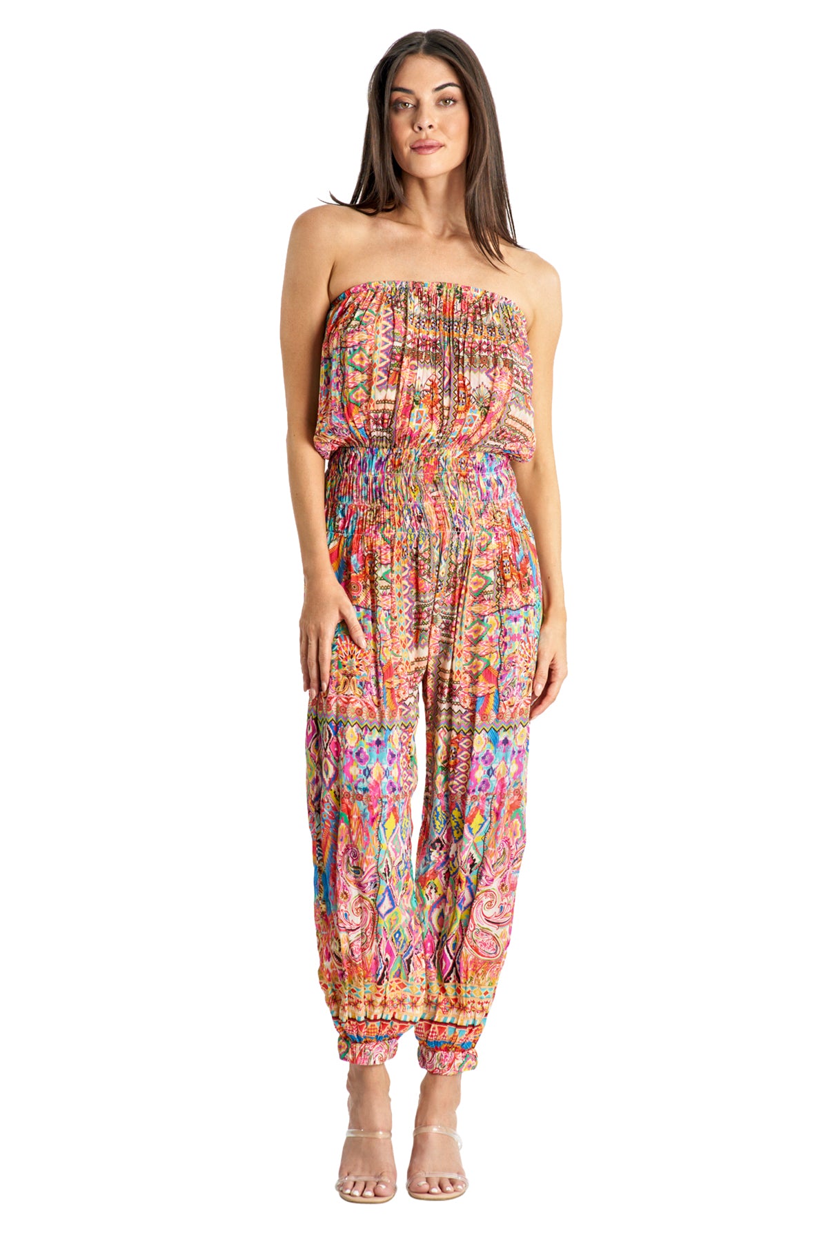 Chasing Dawn  Strapless Jumpsuit