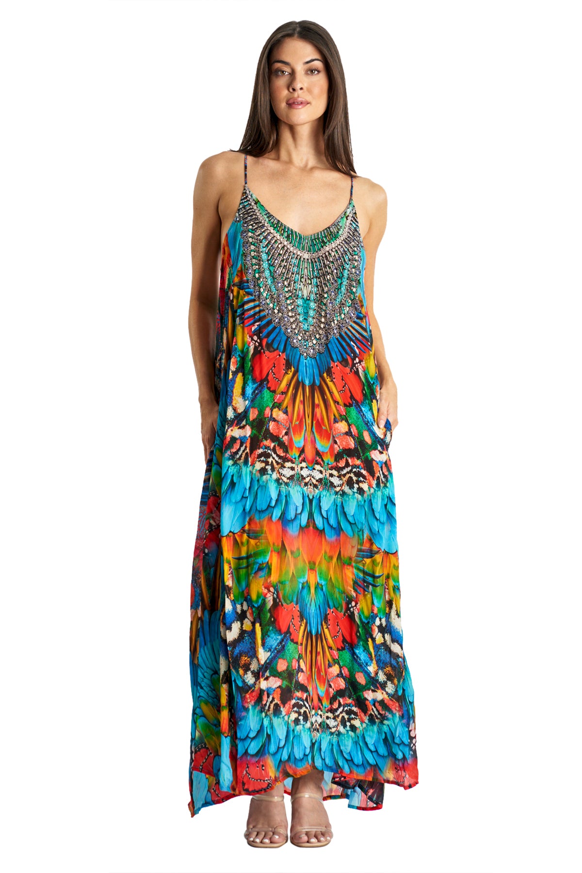 Riello T-Back Maxi Dress