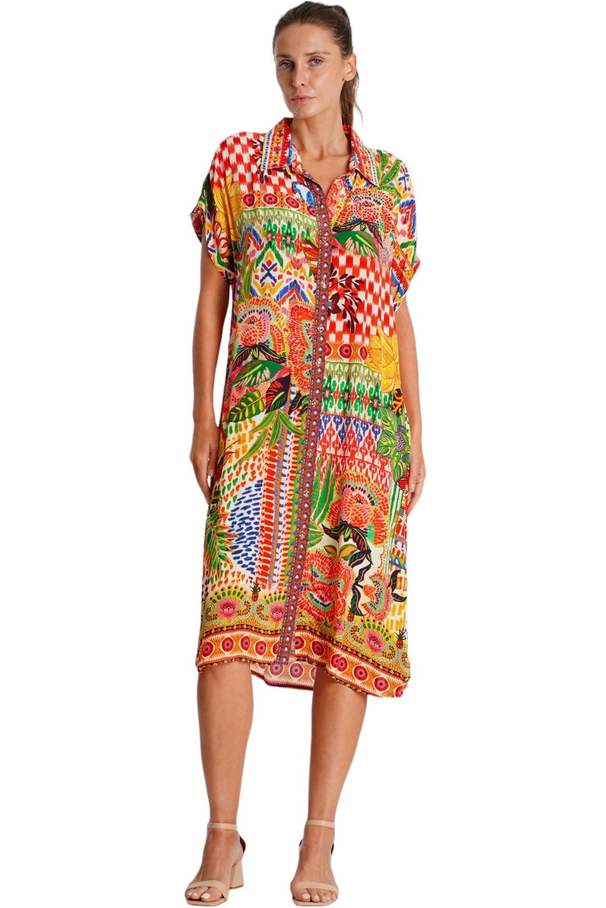 Estelle Button Down Shirt Dress