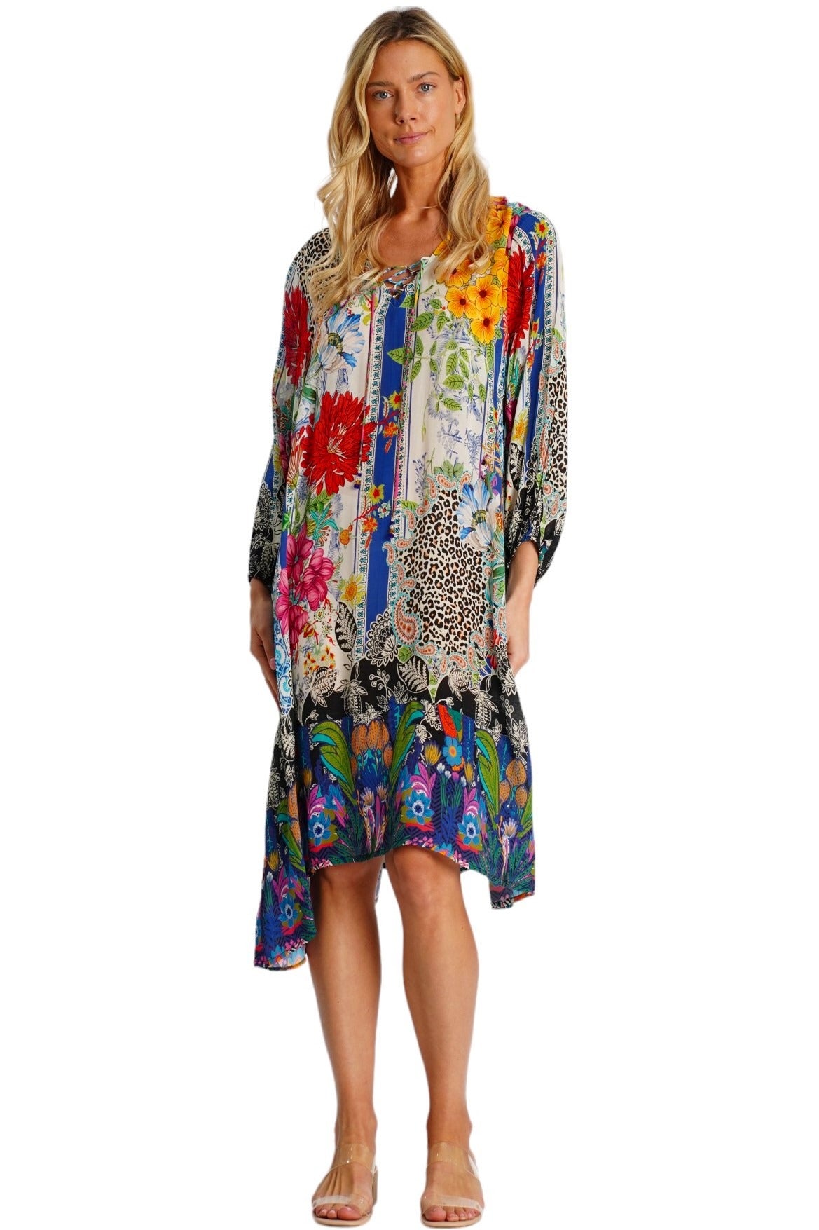 Electra Midi Long Bell Sleeves Dress