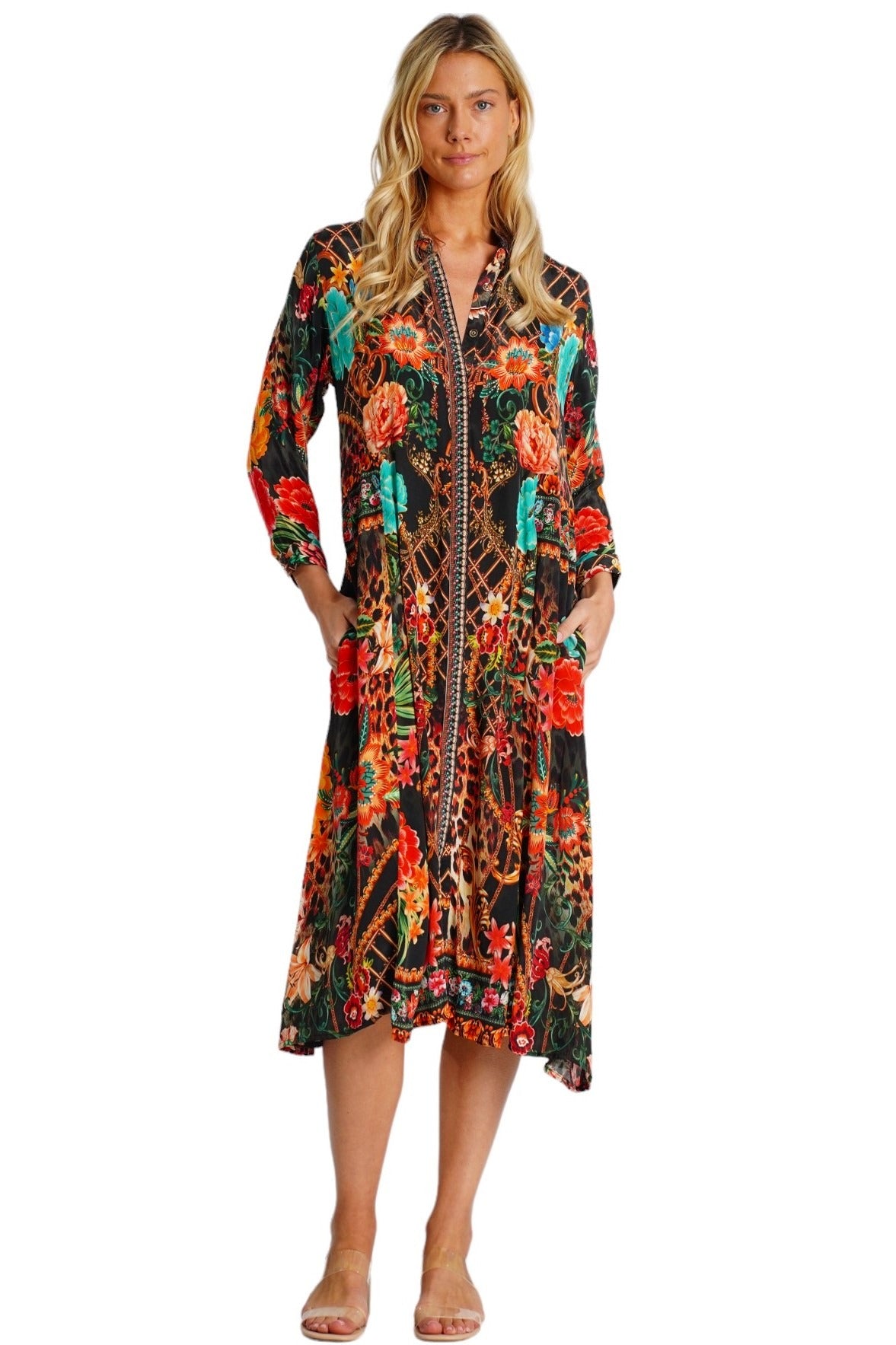 Sienna Midi Buttoned Overshirt