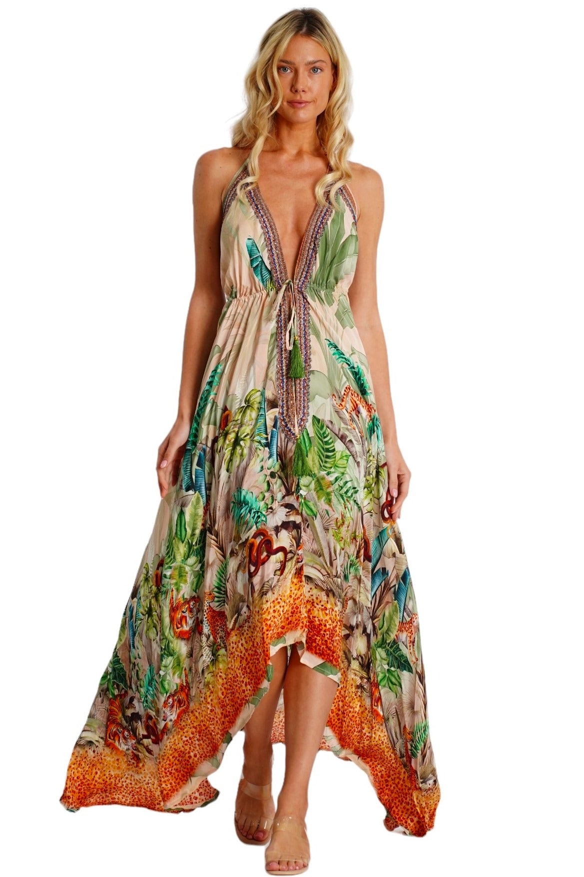 Isla Halter Maxi Dress