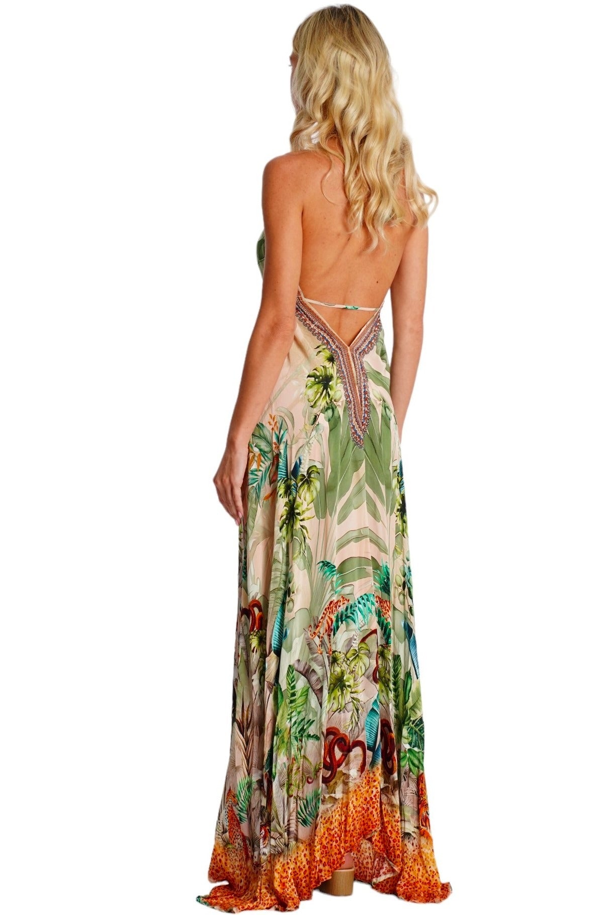 Isla Halter Maxi Dress