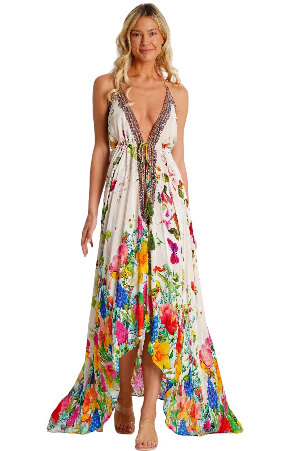 Wildflower Halter Maxi Dress