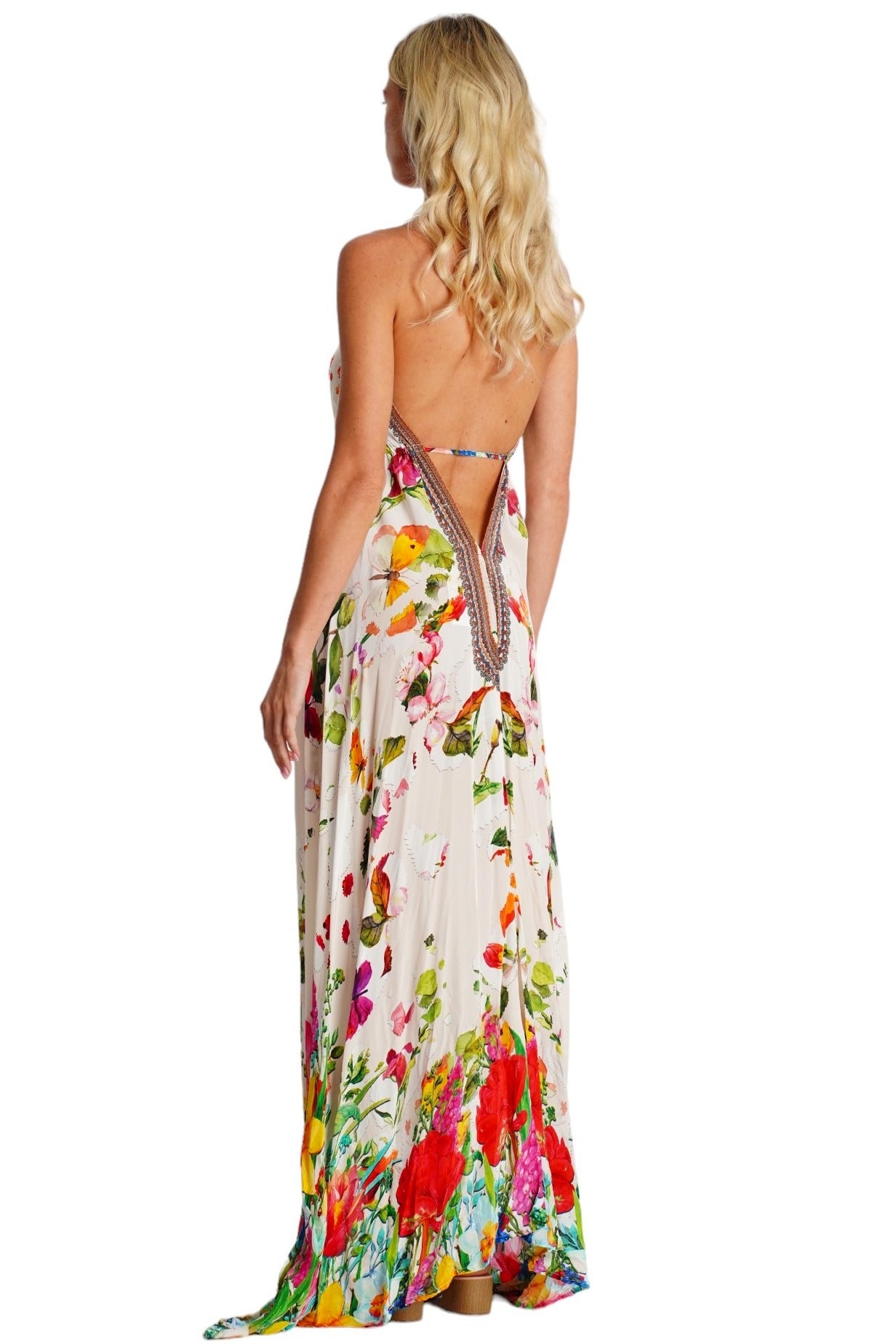 Wildflower Halter Maxi Dress