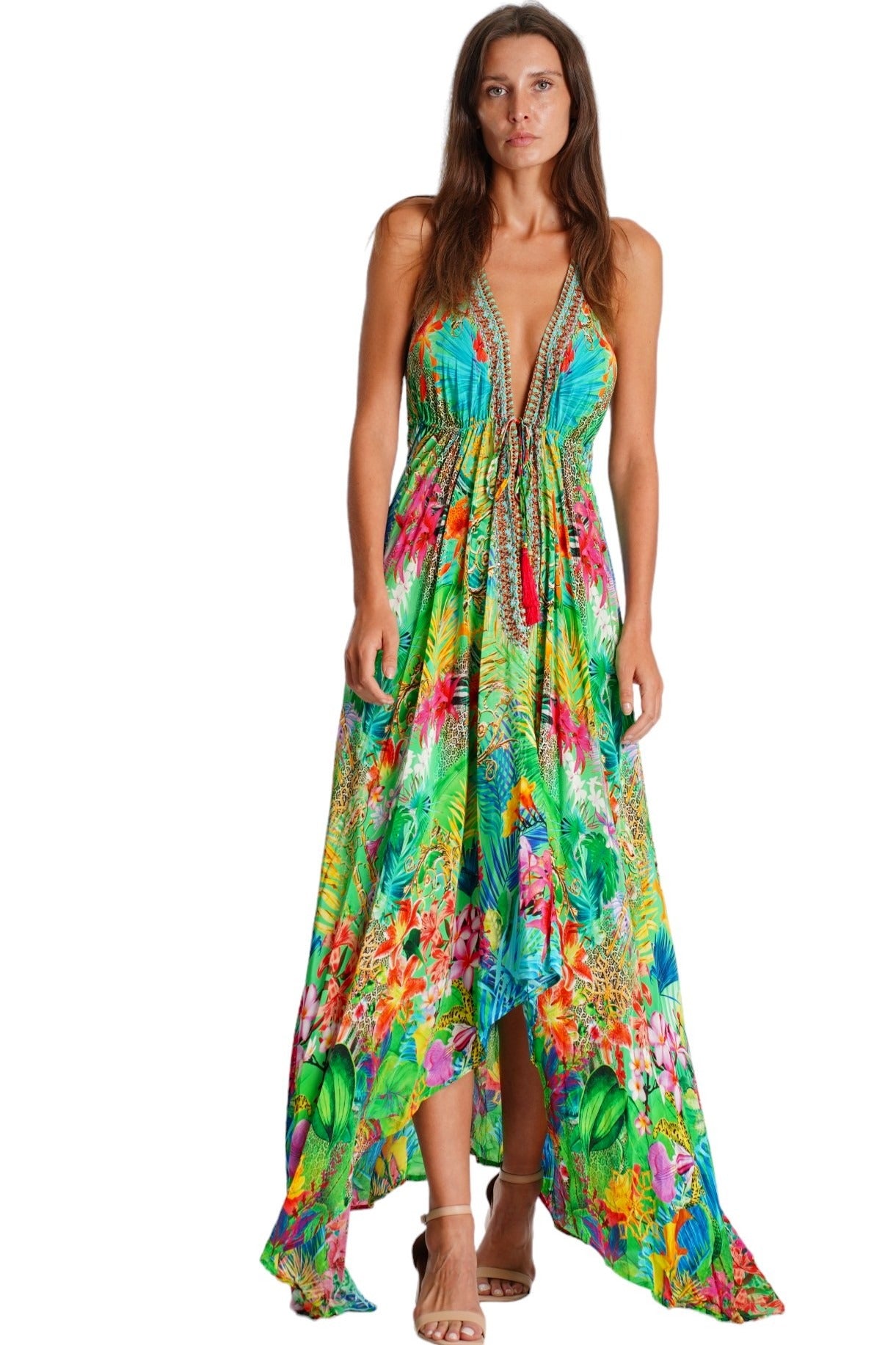 Seraphina Halter Maxi Dress